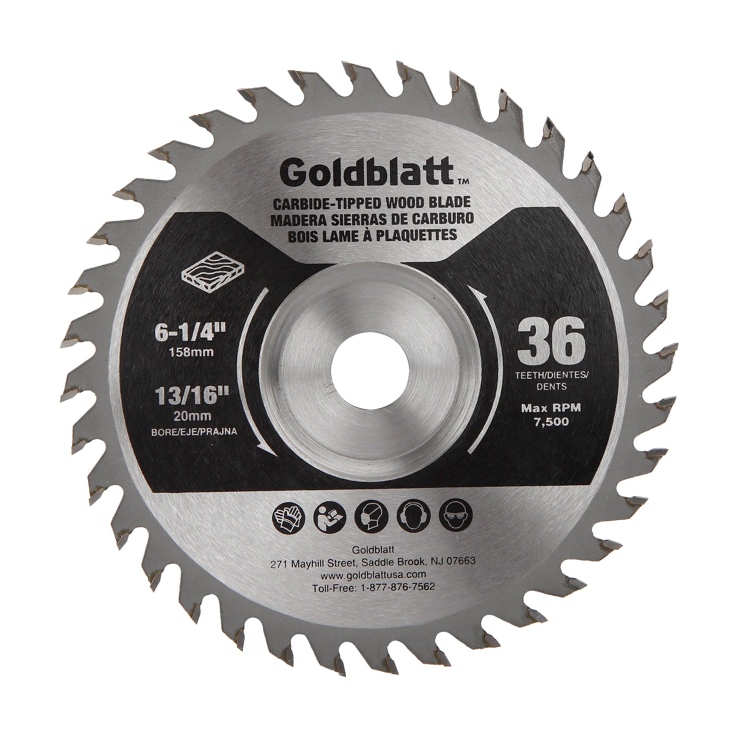 Goldblatt 6-3/16in. 36T Wood Blade
