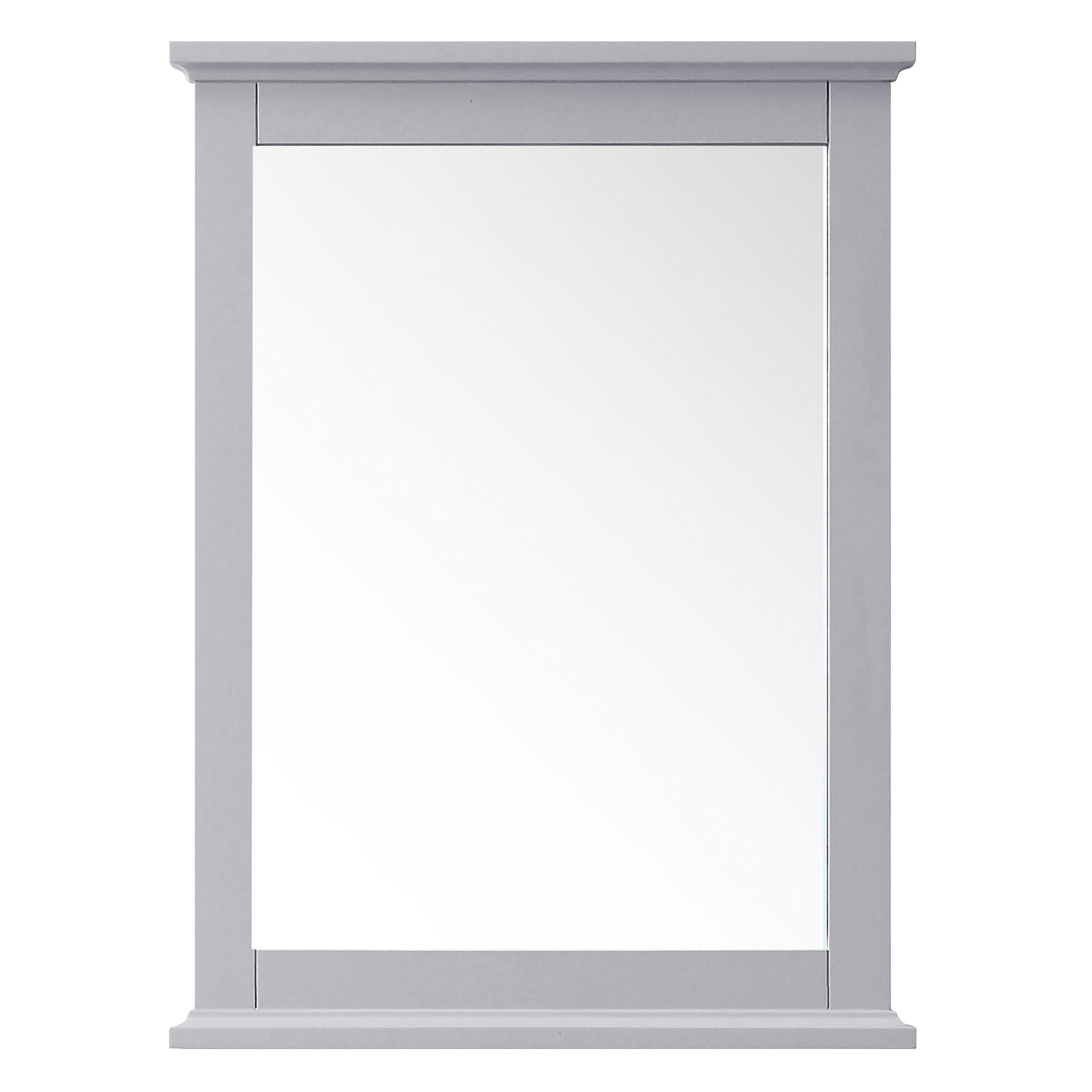 Aurora 24 in. Gray Mirror