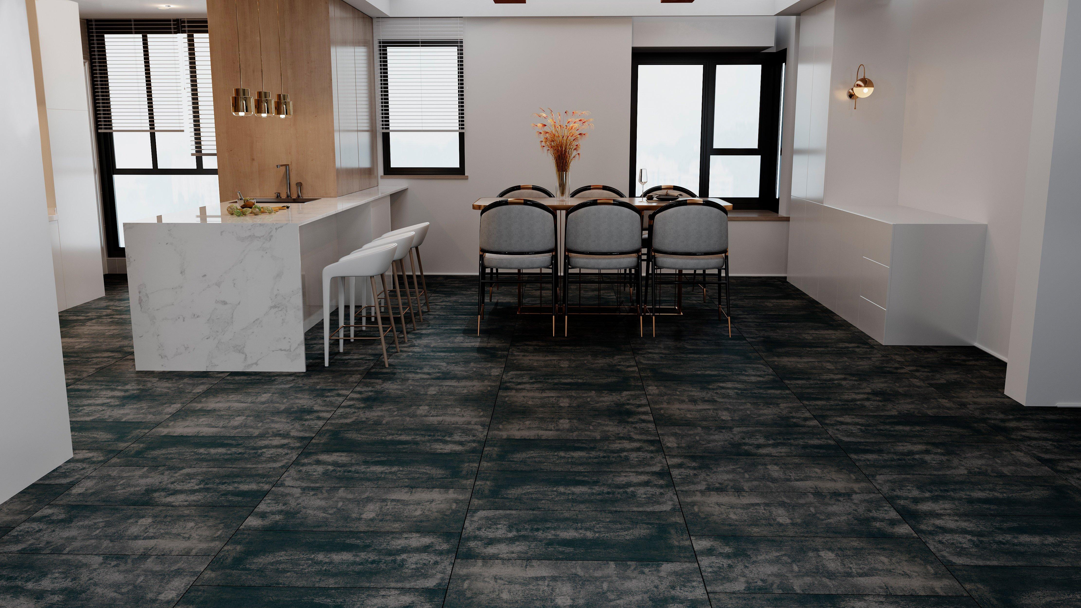 Metallic Black Porcelain Tile