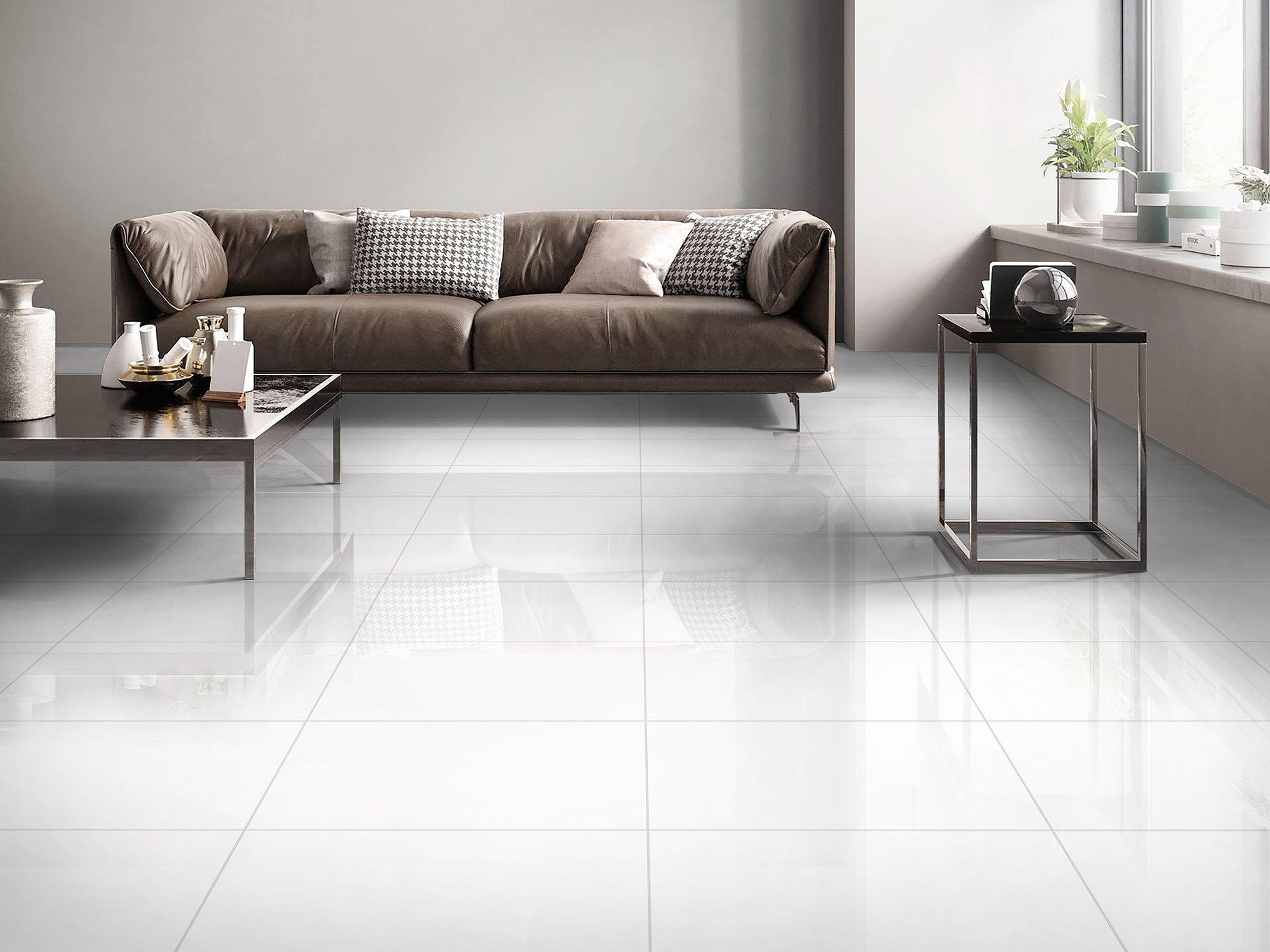 Regency White Polished Porcelain Tile