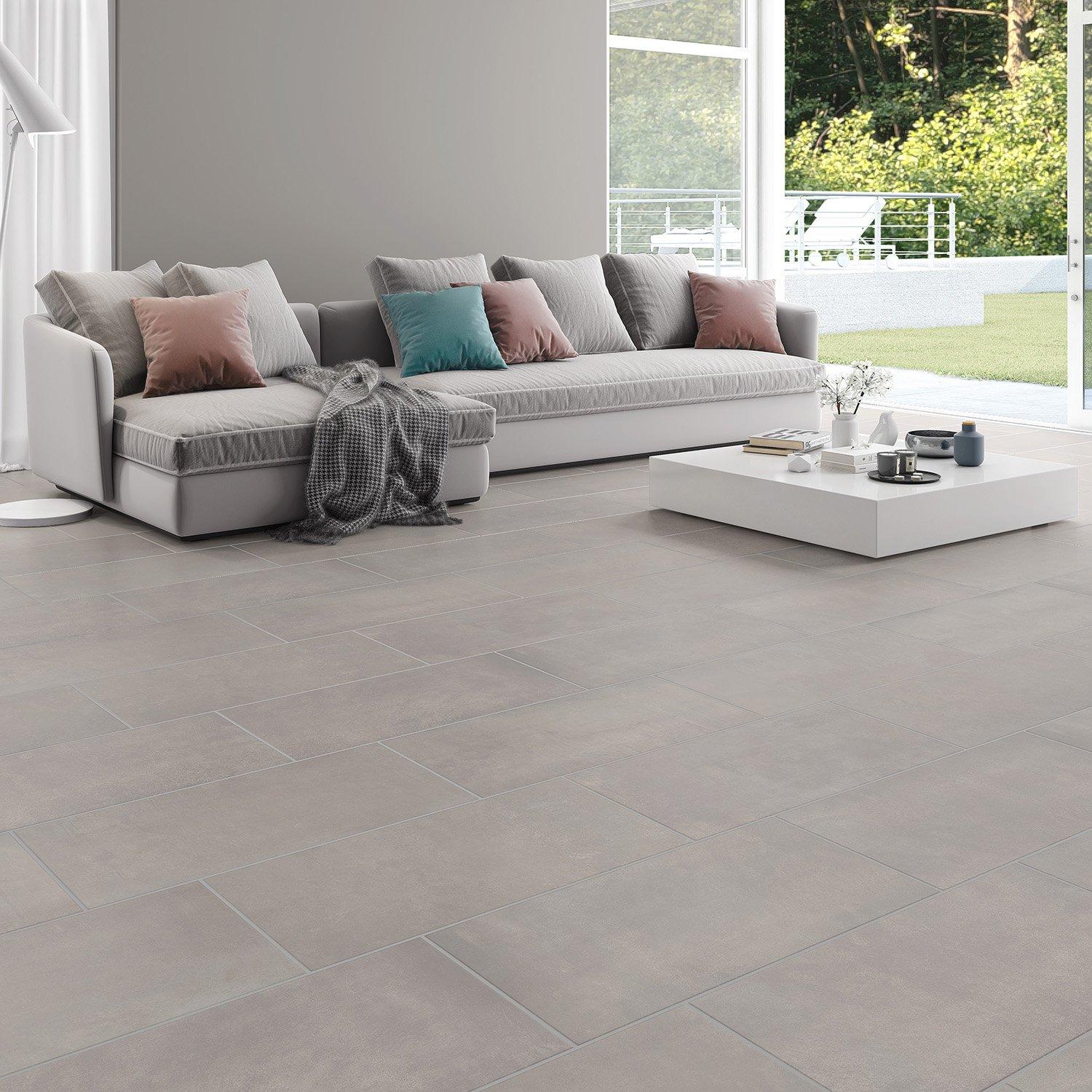 Corta Gray Matte Ceramic Tile
