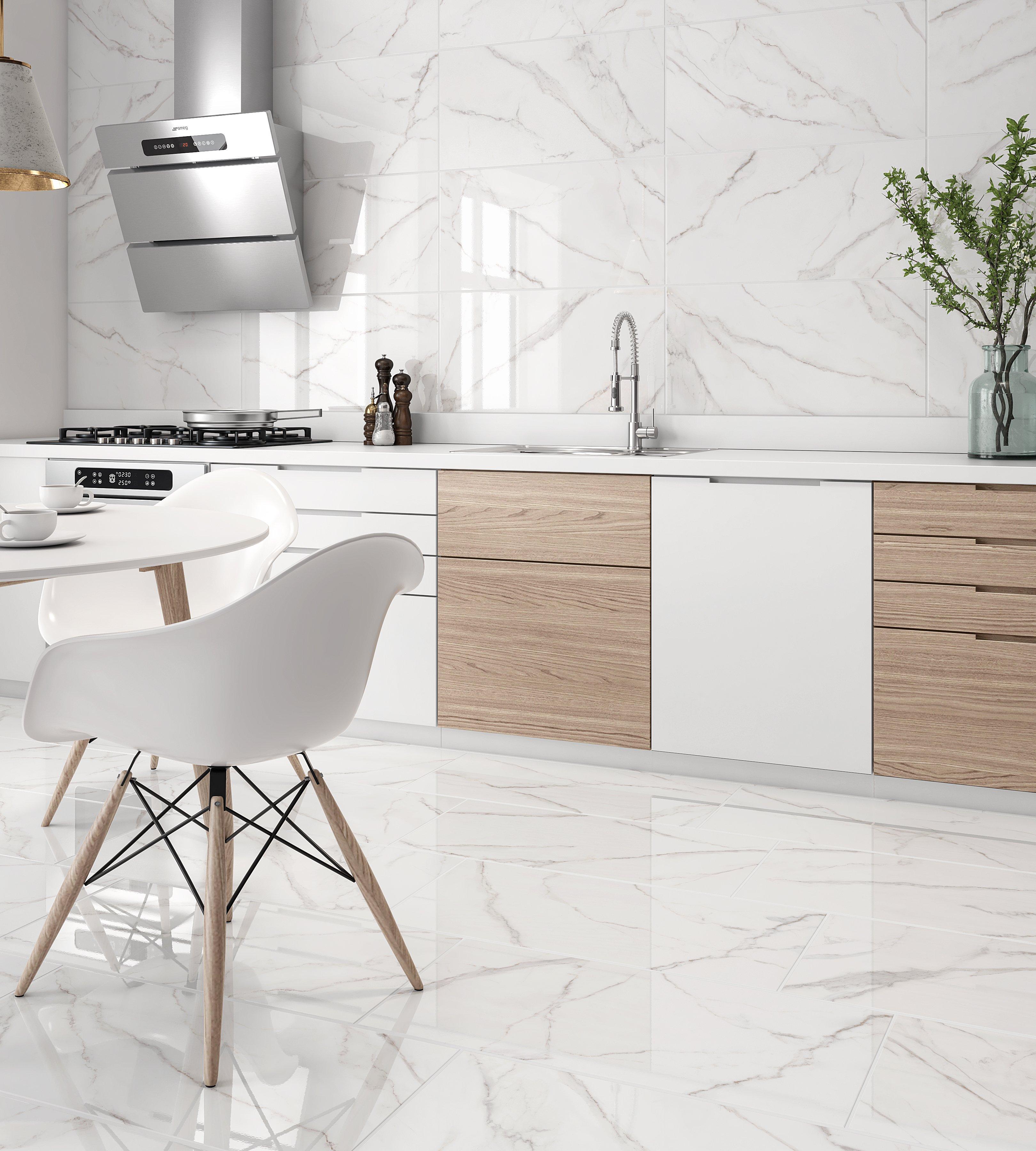 Selah White Ceramic Tile