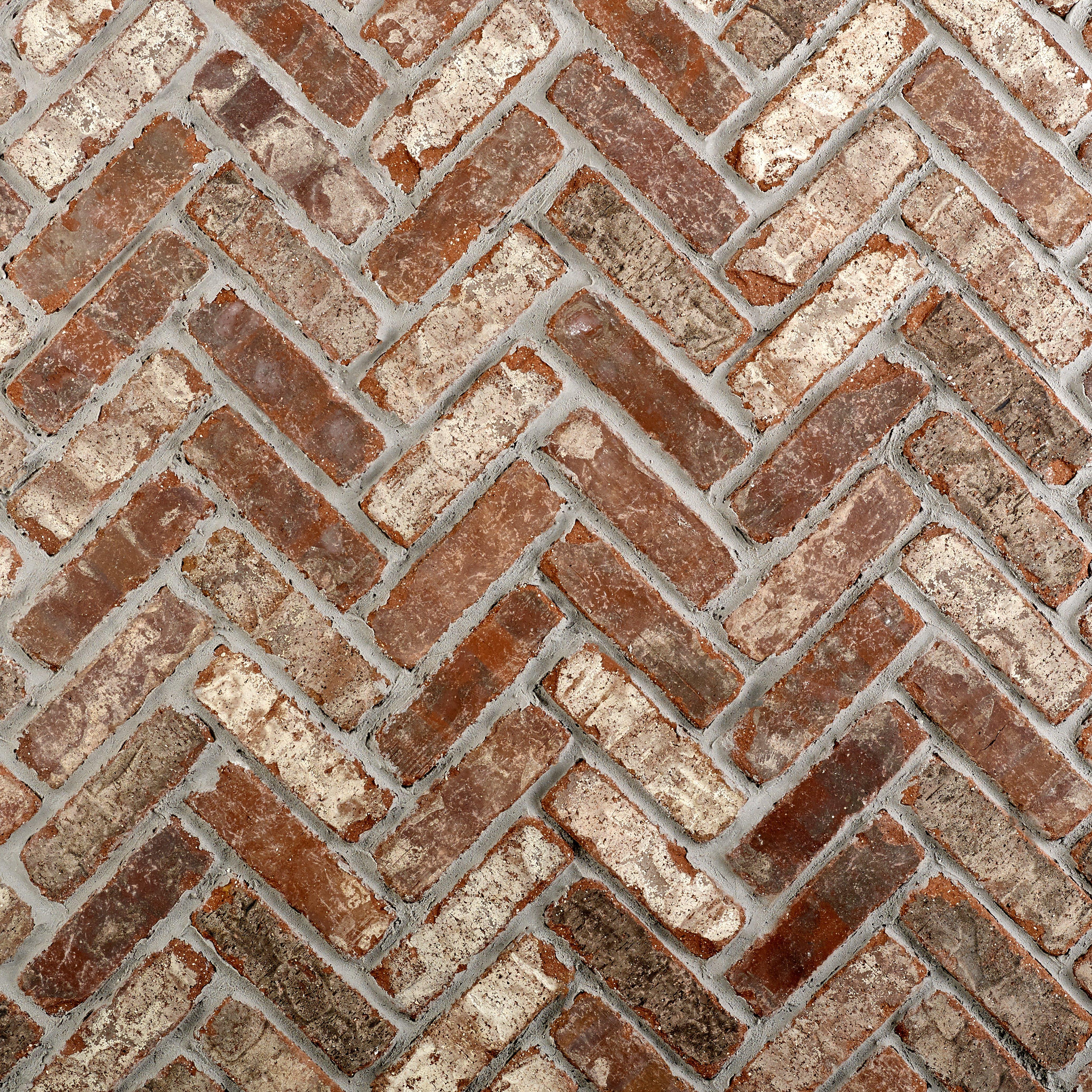 Castle Gate Thin Brick Herringbone, Black Brick Herringbone Floor Tile