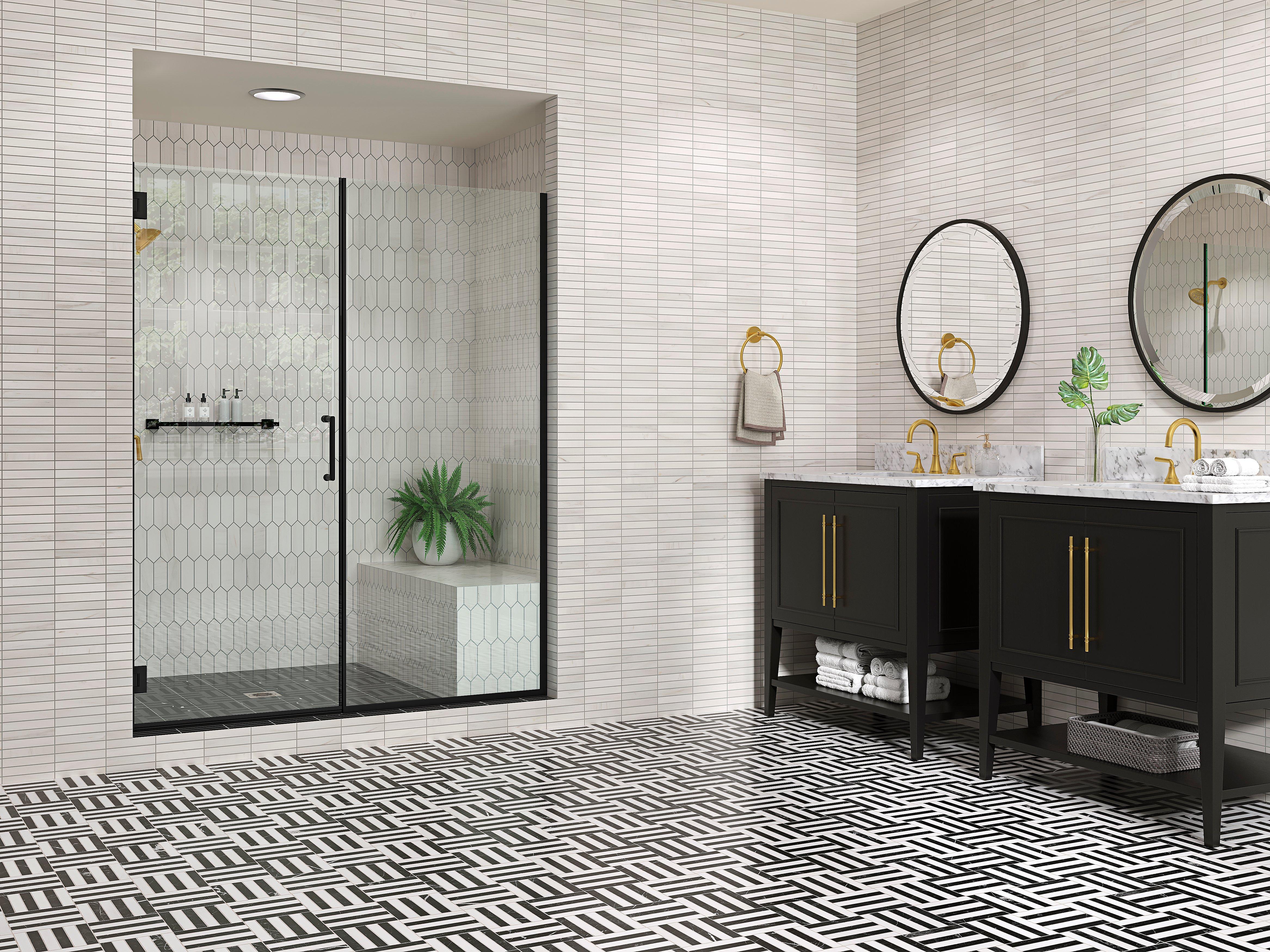 Rialto Grand Hexagon Matte Porcelain Mosaic