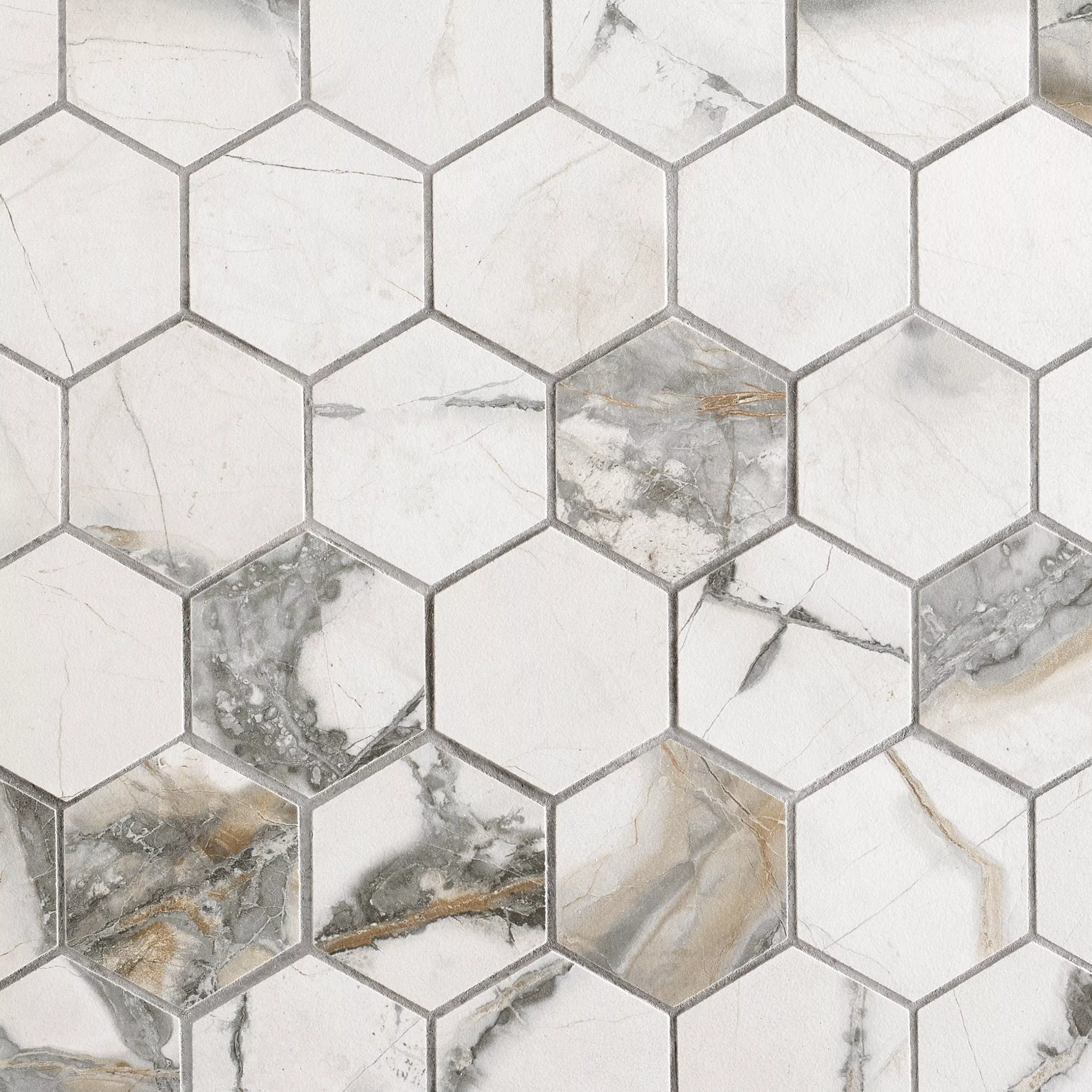 Rialto Grand Hexagon Porcelain Mosaic
