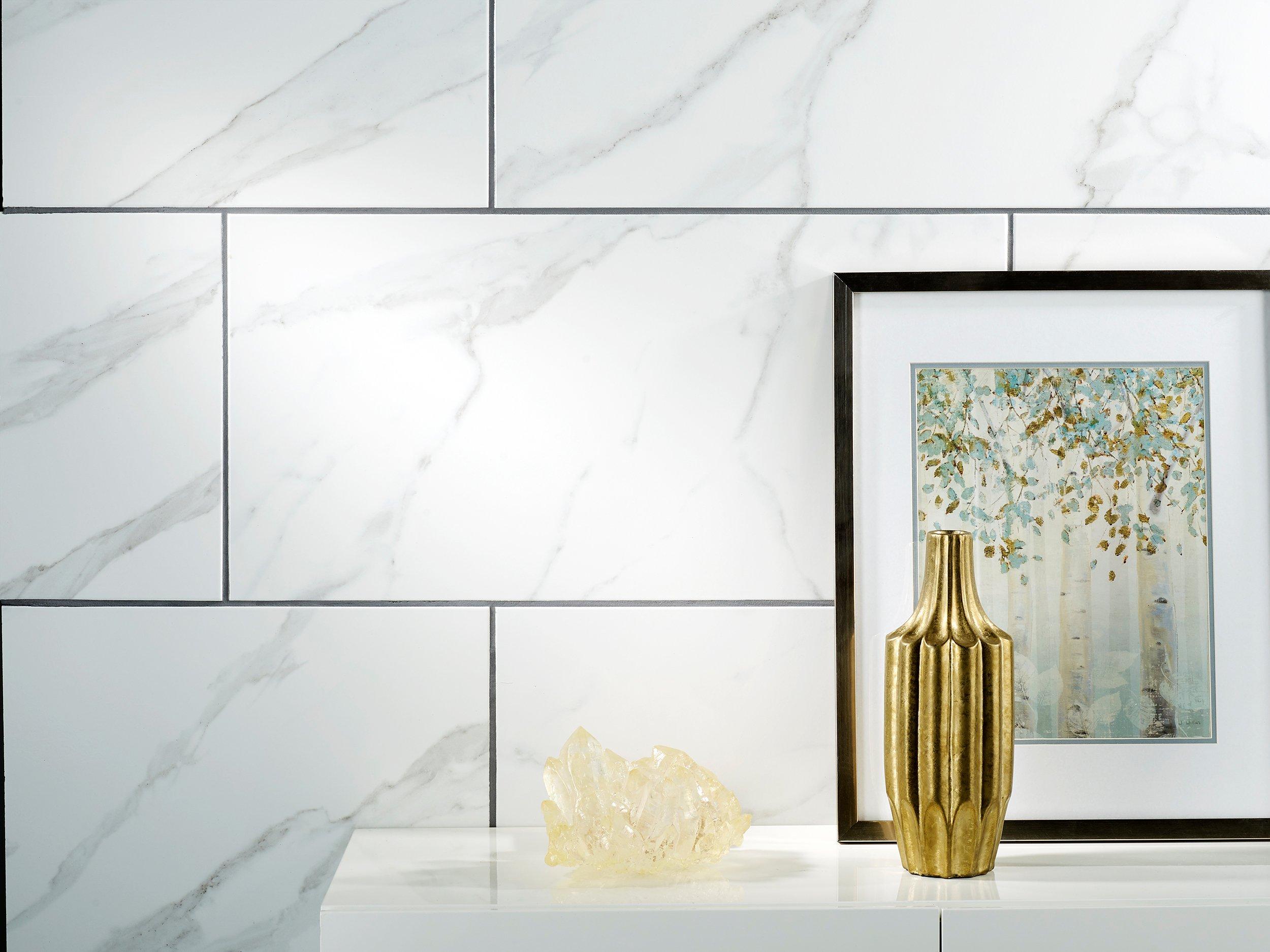 Camerotta White Ceramic Tile