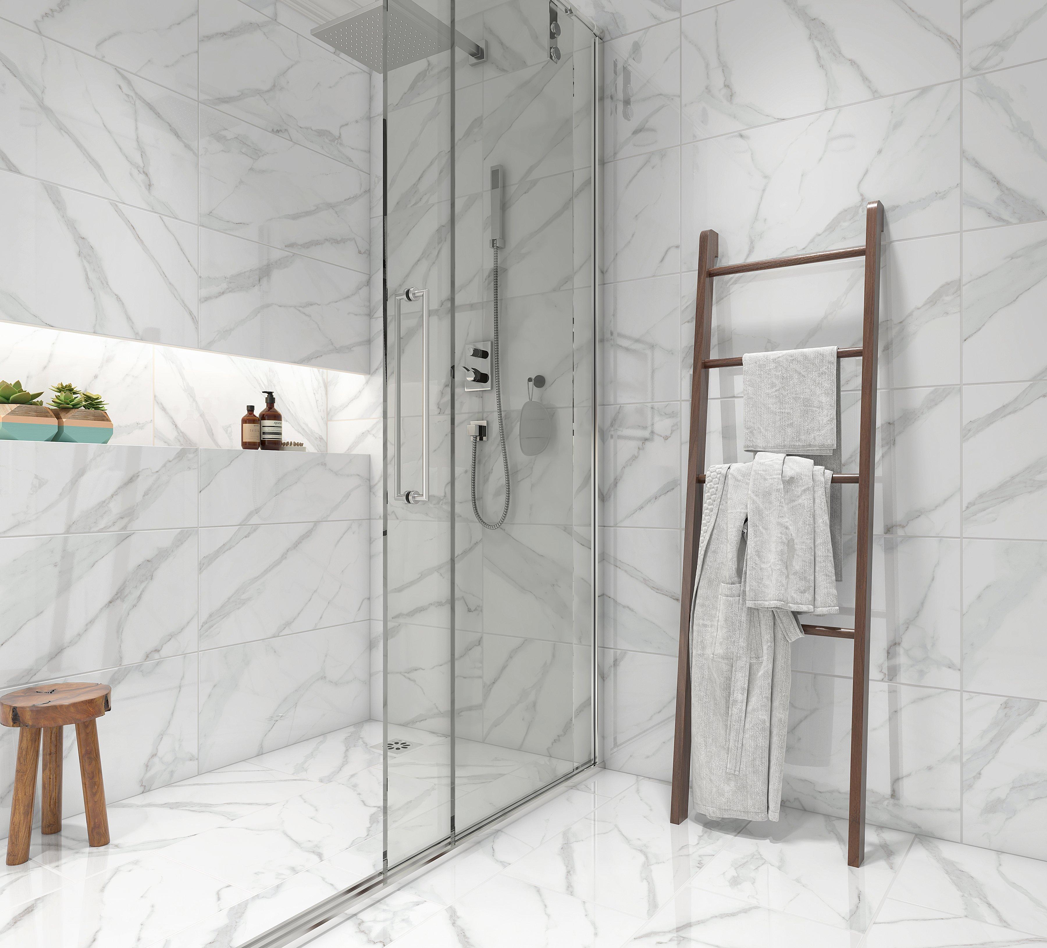 Selah White Ceramic Tile