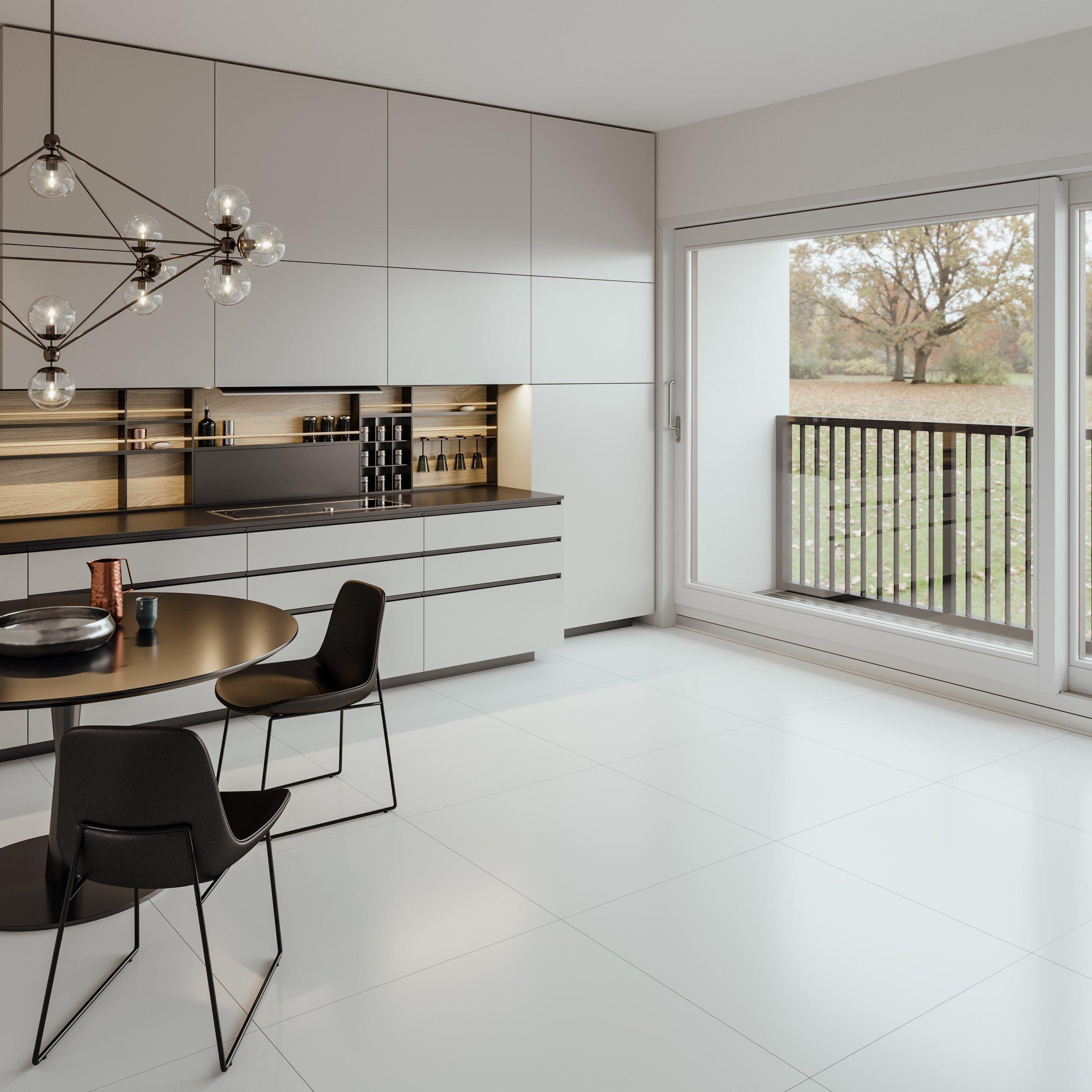 Alaskan White Polished Porcelain Tile