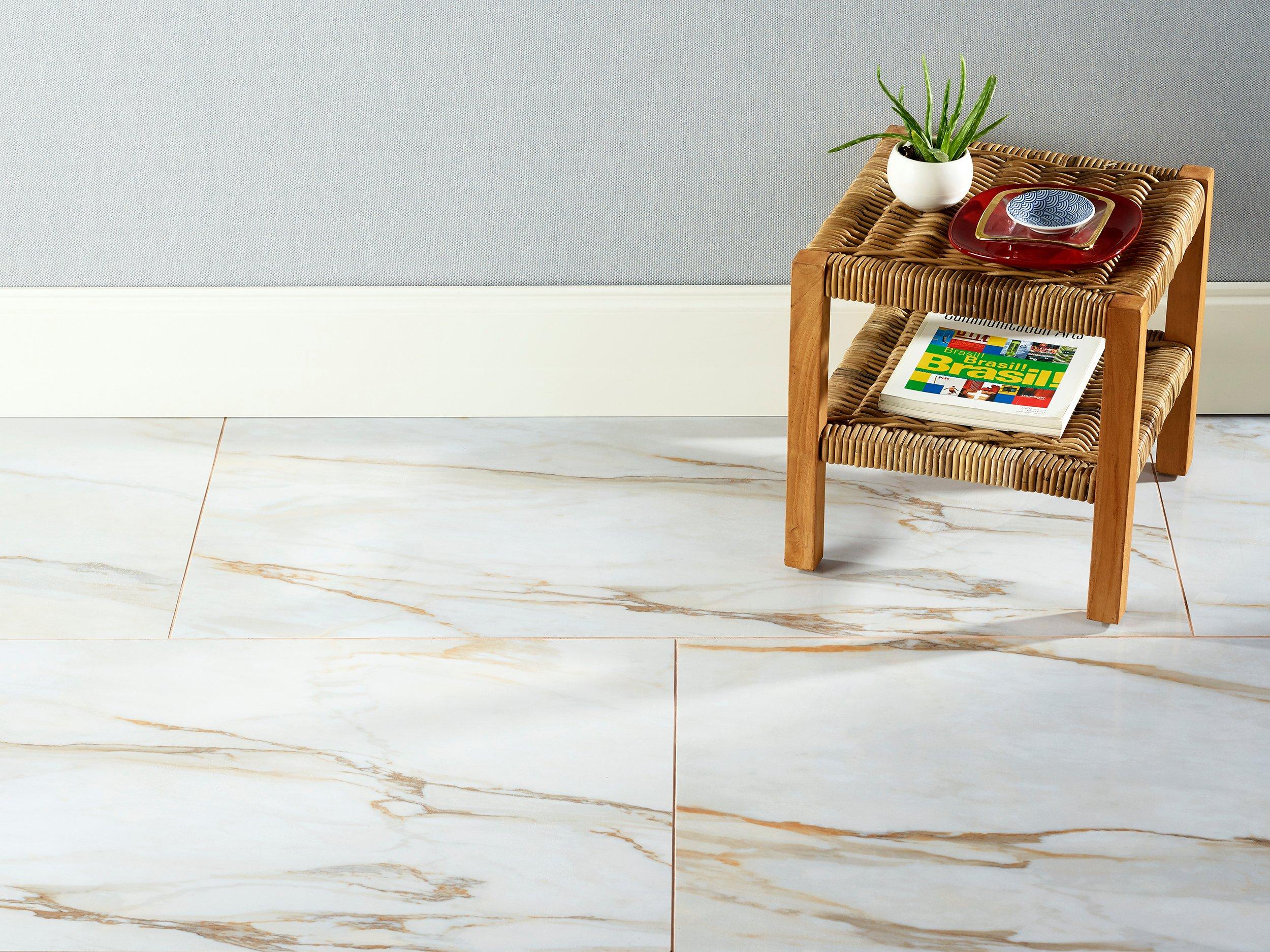 Caledonia Gold Polished Porcelain Tile