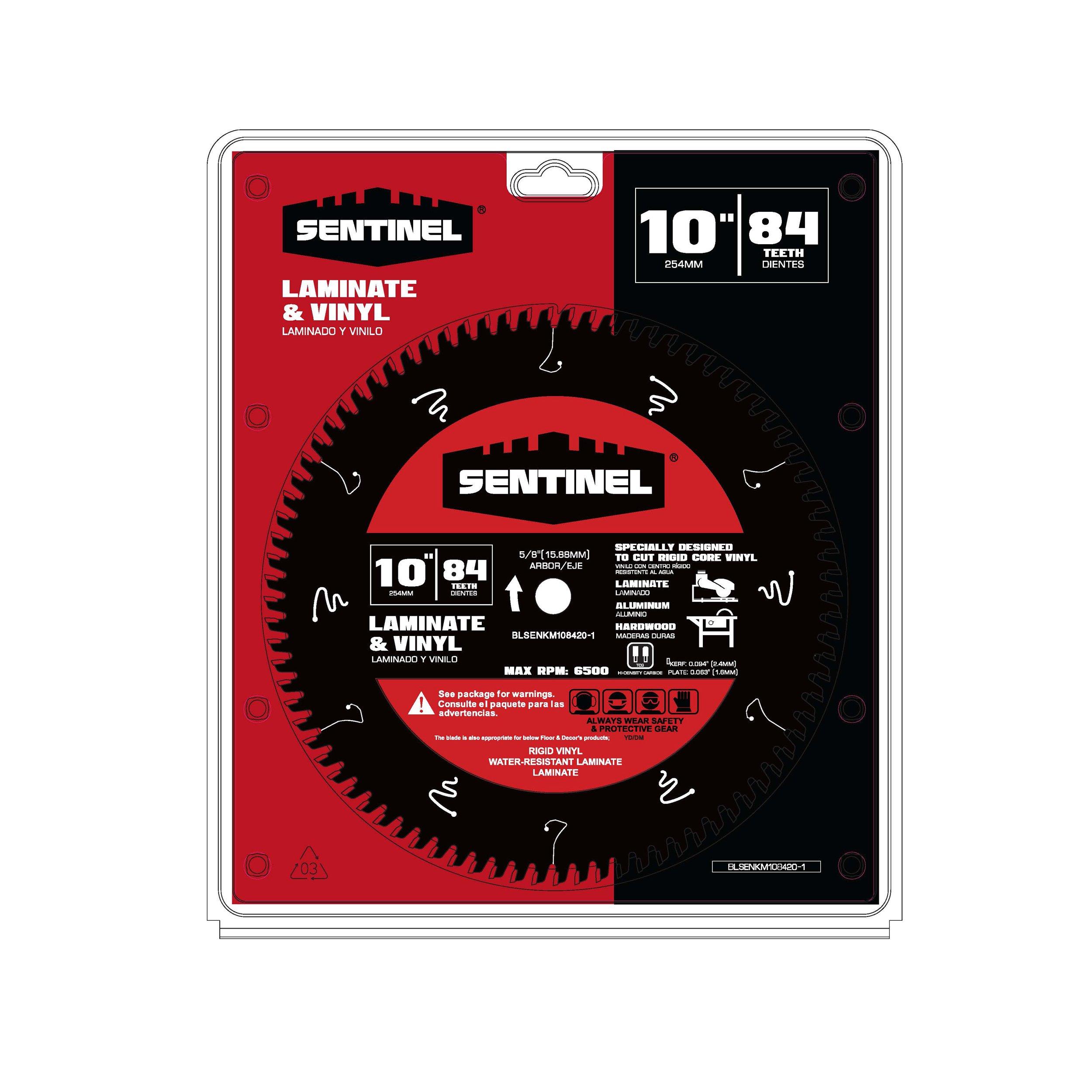 Sentinel 10in. 84T Laminate Blade