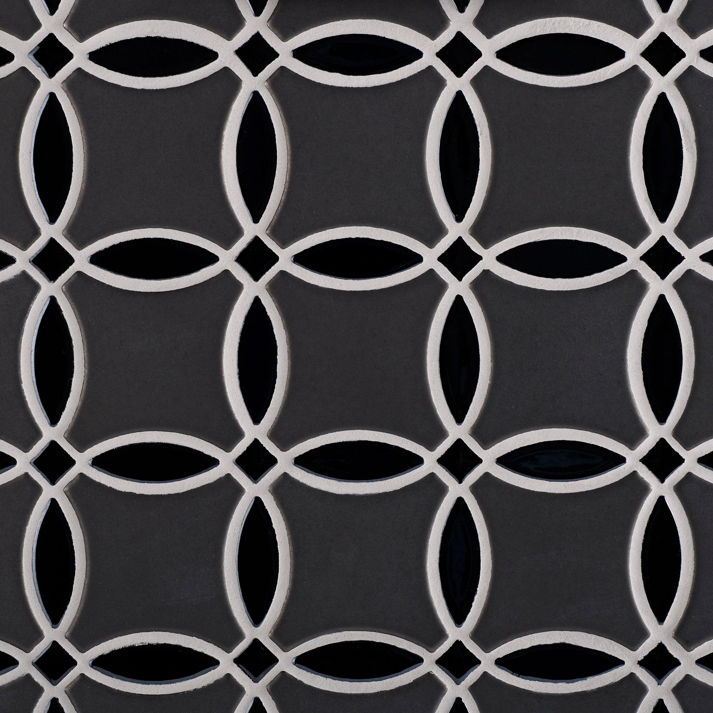 Iron Circulo Porcelain Mosaic II | Floor and Decor