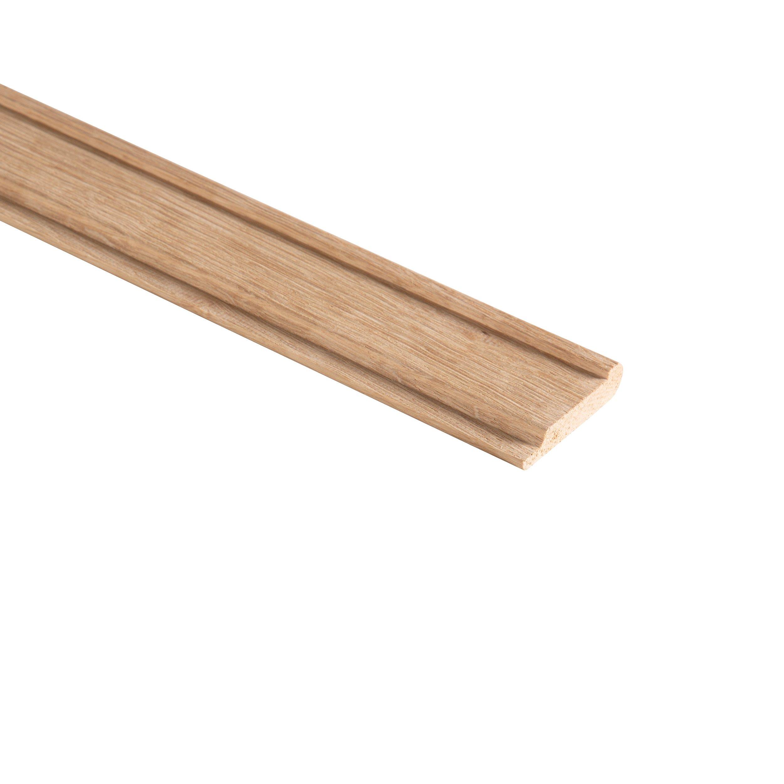 Color 37834P White Oak Overlapping Stairnose