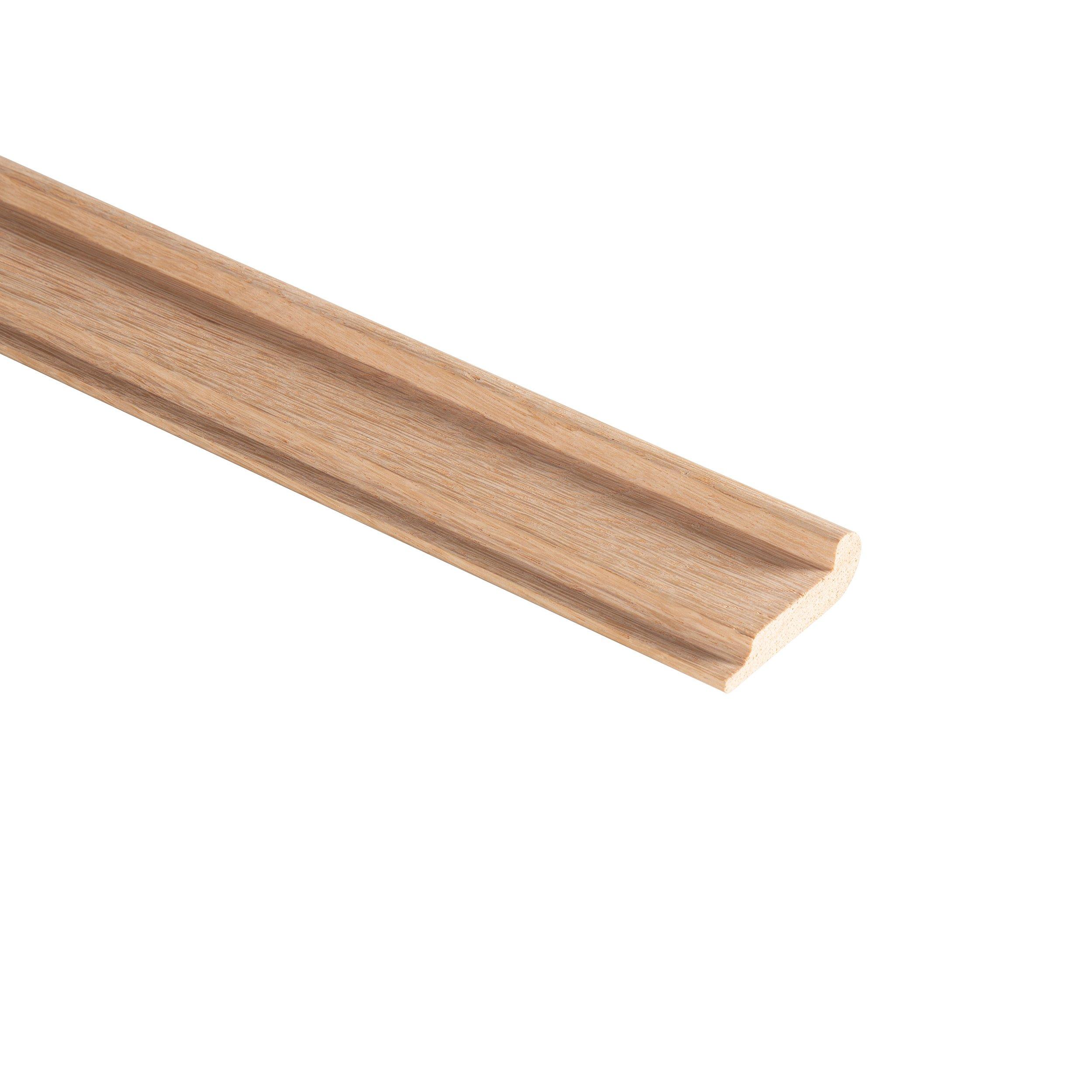 Color 37836P White Oak Overlapping Stairnose