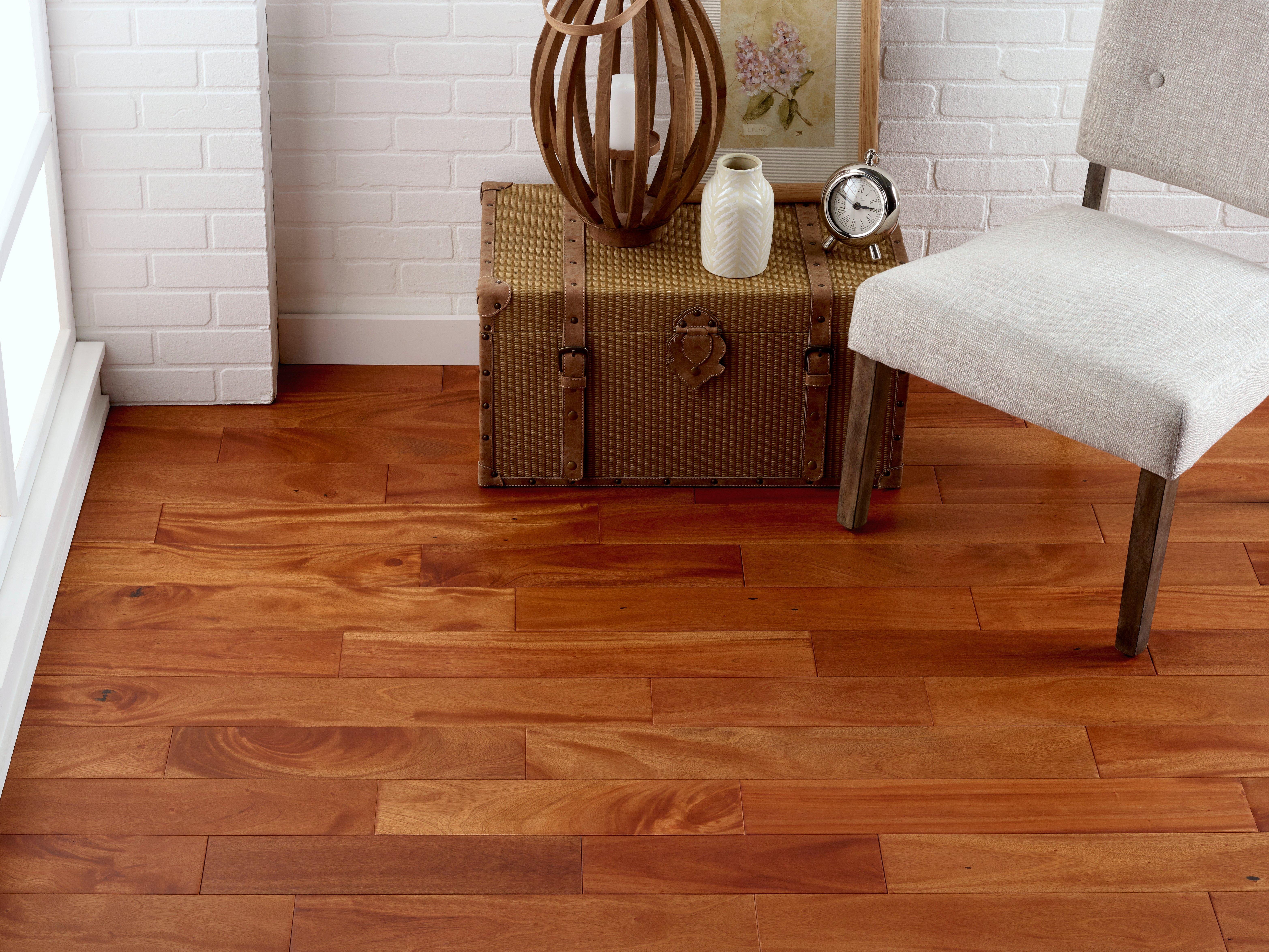 Mahogany Hartwell Distressed Solid Hardwood