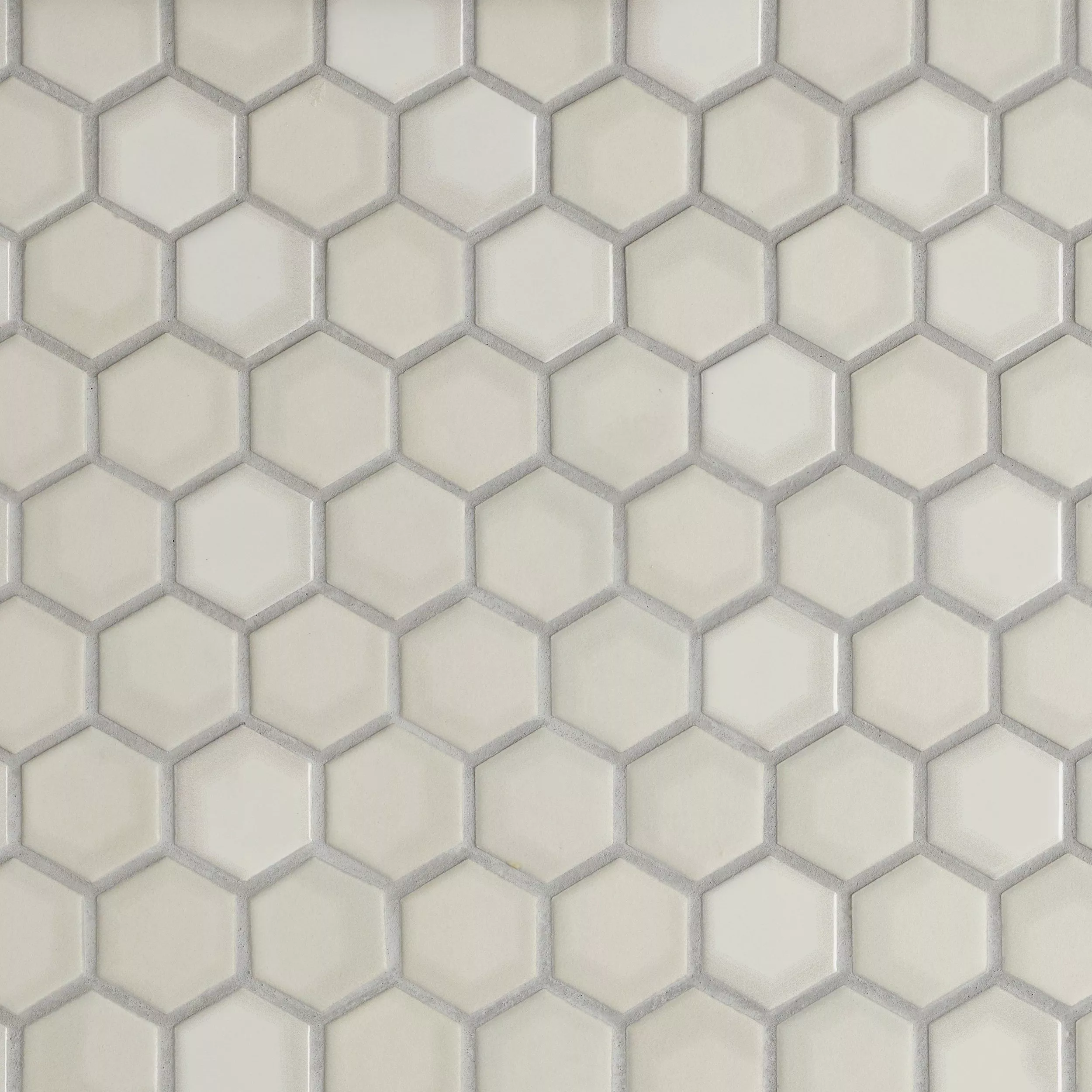 La Belle Purity 1.5 in. Hexagon Ceramic Mosaic