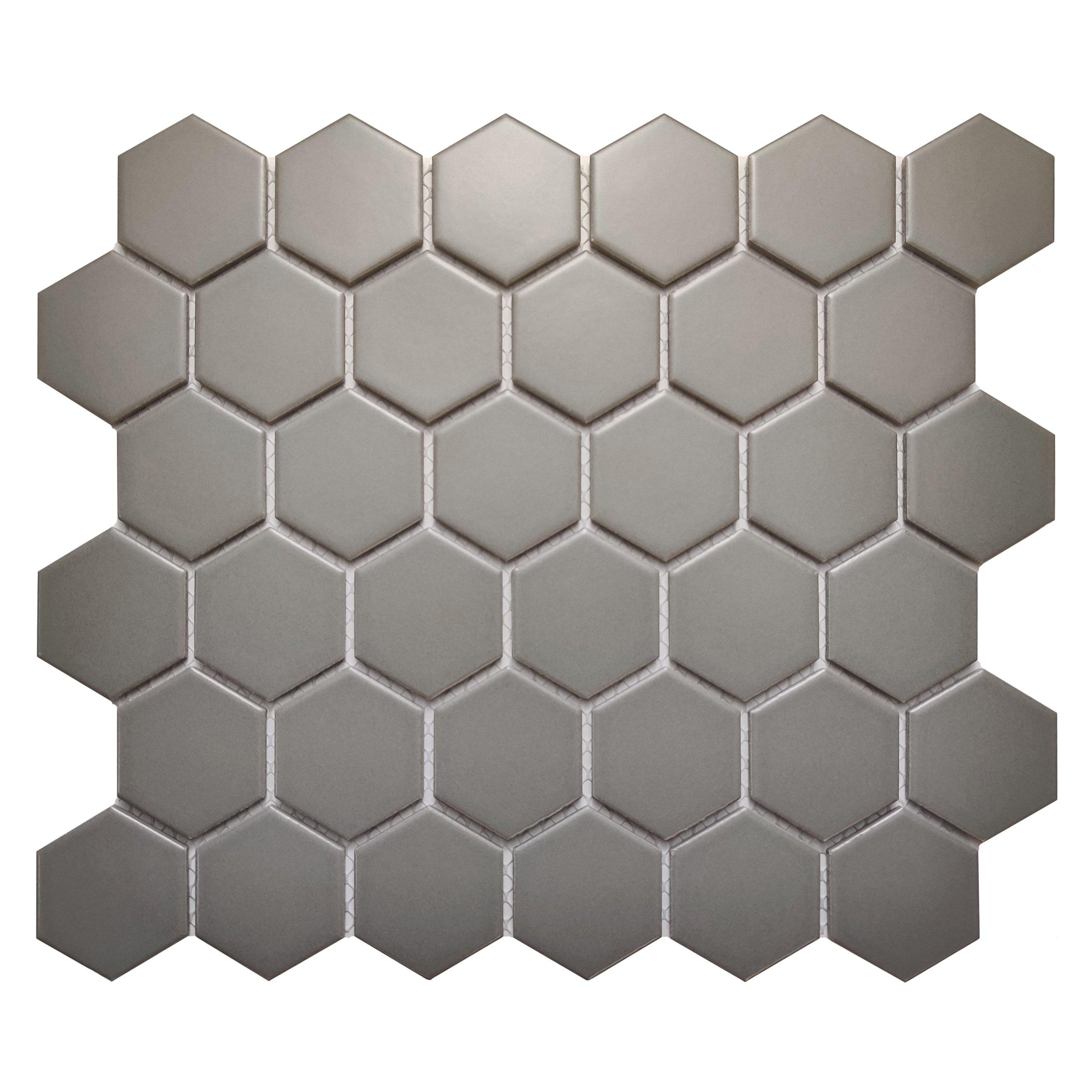 porcelain hexagon mosaic tile