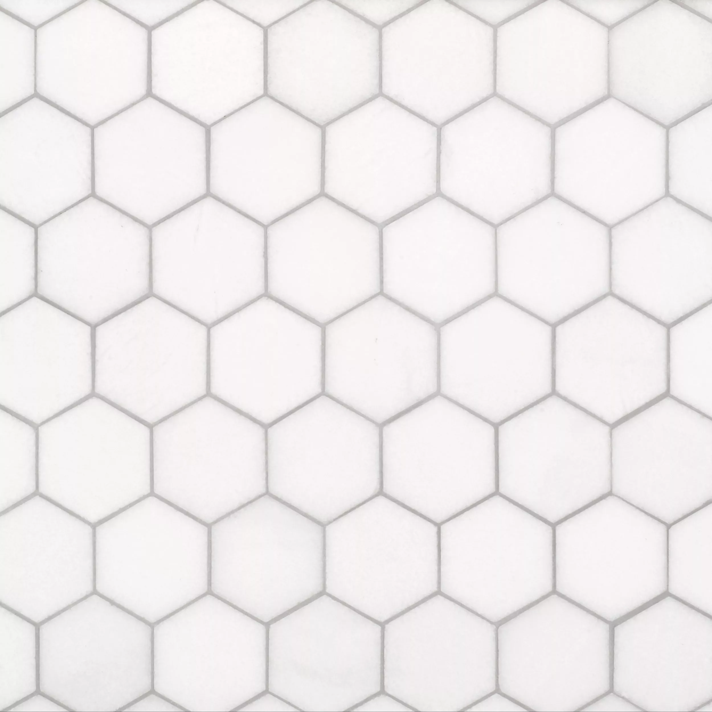 Thassos Premium 2 in. Hexagon Polished Marble Hexagon Mosaic