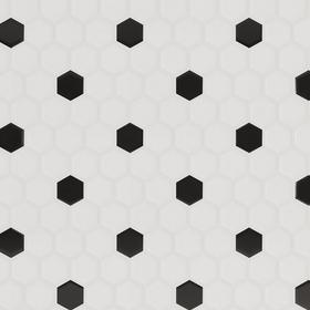 Hexagon Tile Floor Decor, Black And White Laminate Tile