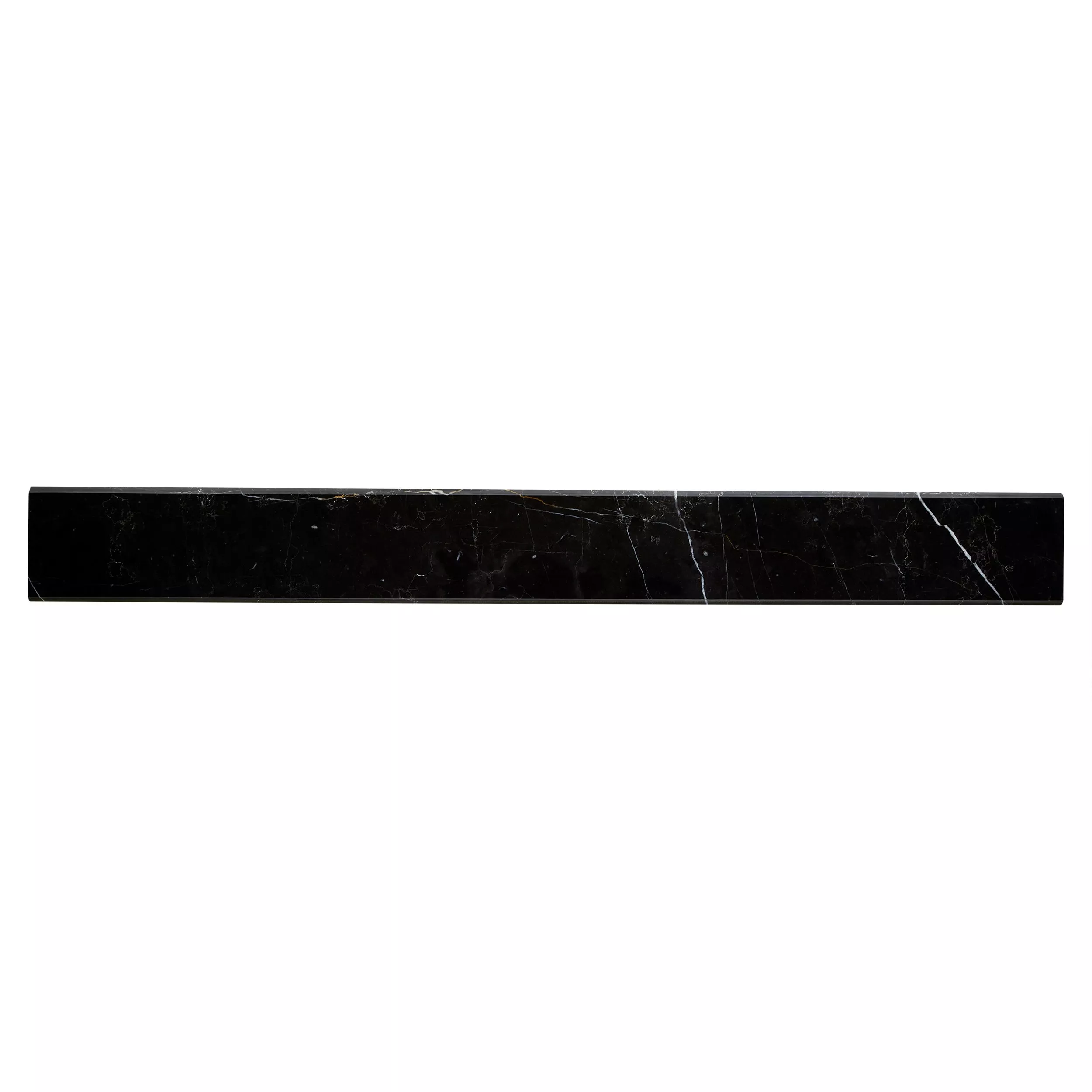Sable Black 4x36 in. Marble Threshold