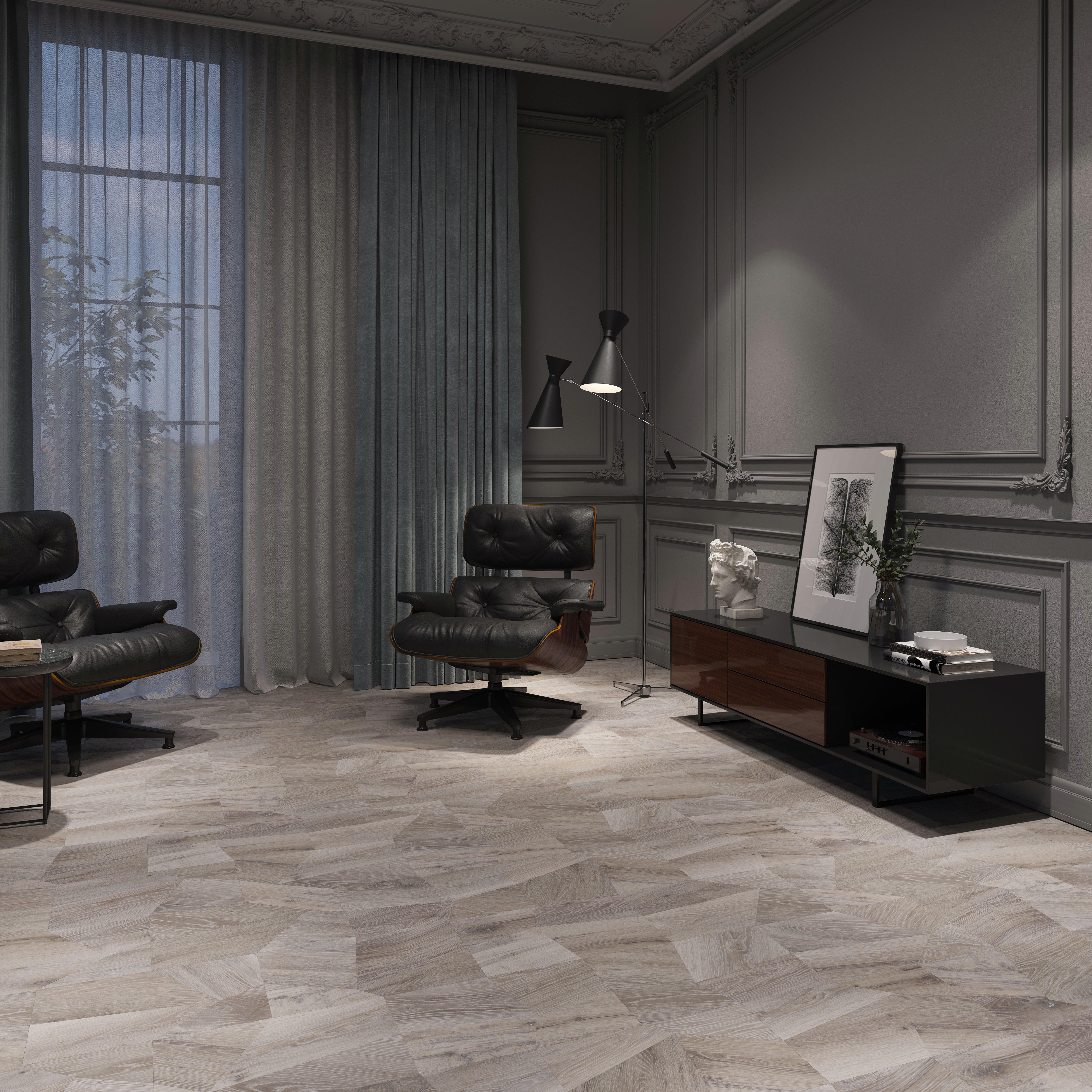 Geometric Gray Cork