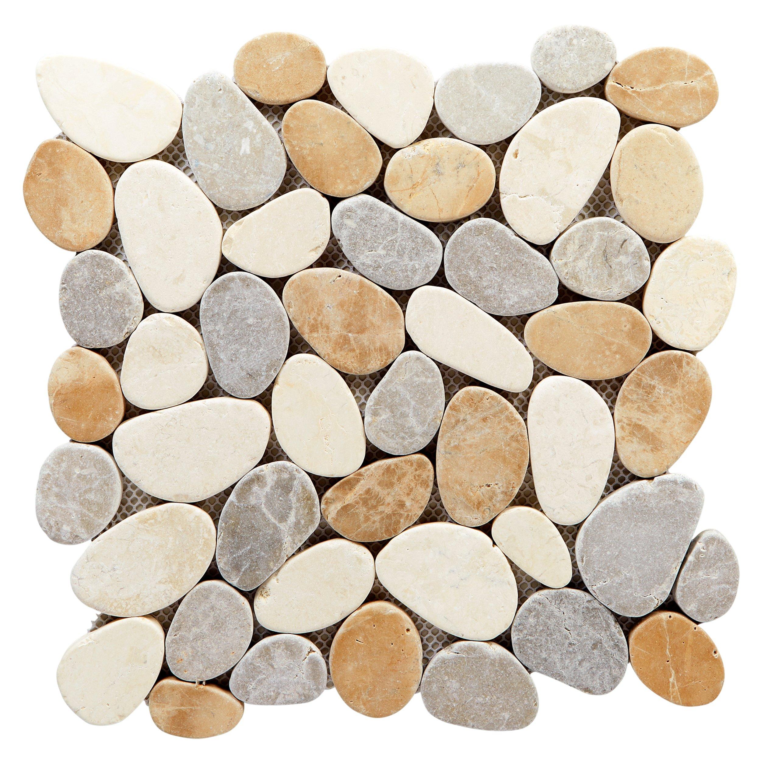 Malta Pebble Tumbled Stone Mosaic