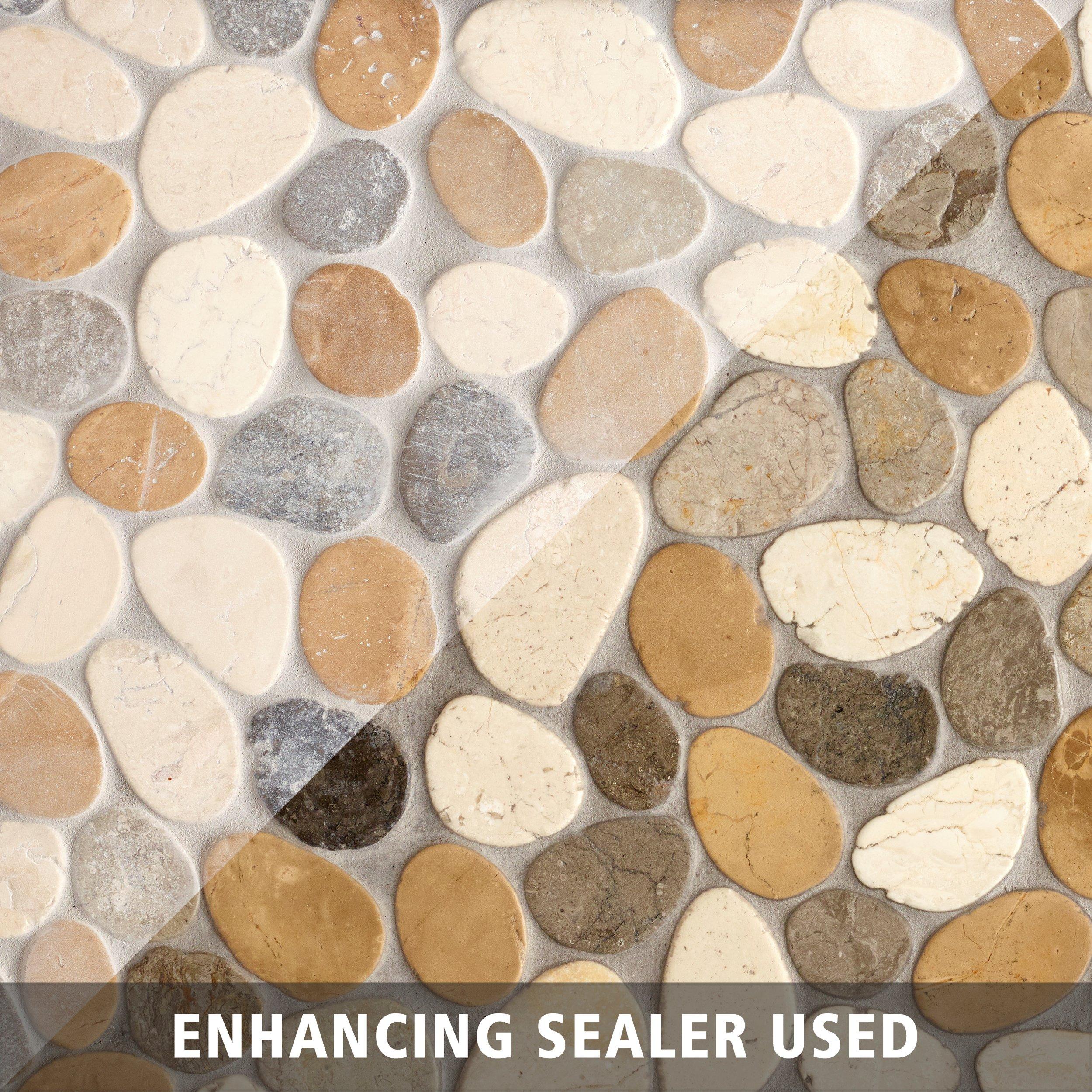 Malta Tumbled Pebble Mosaic