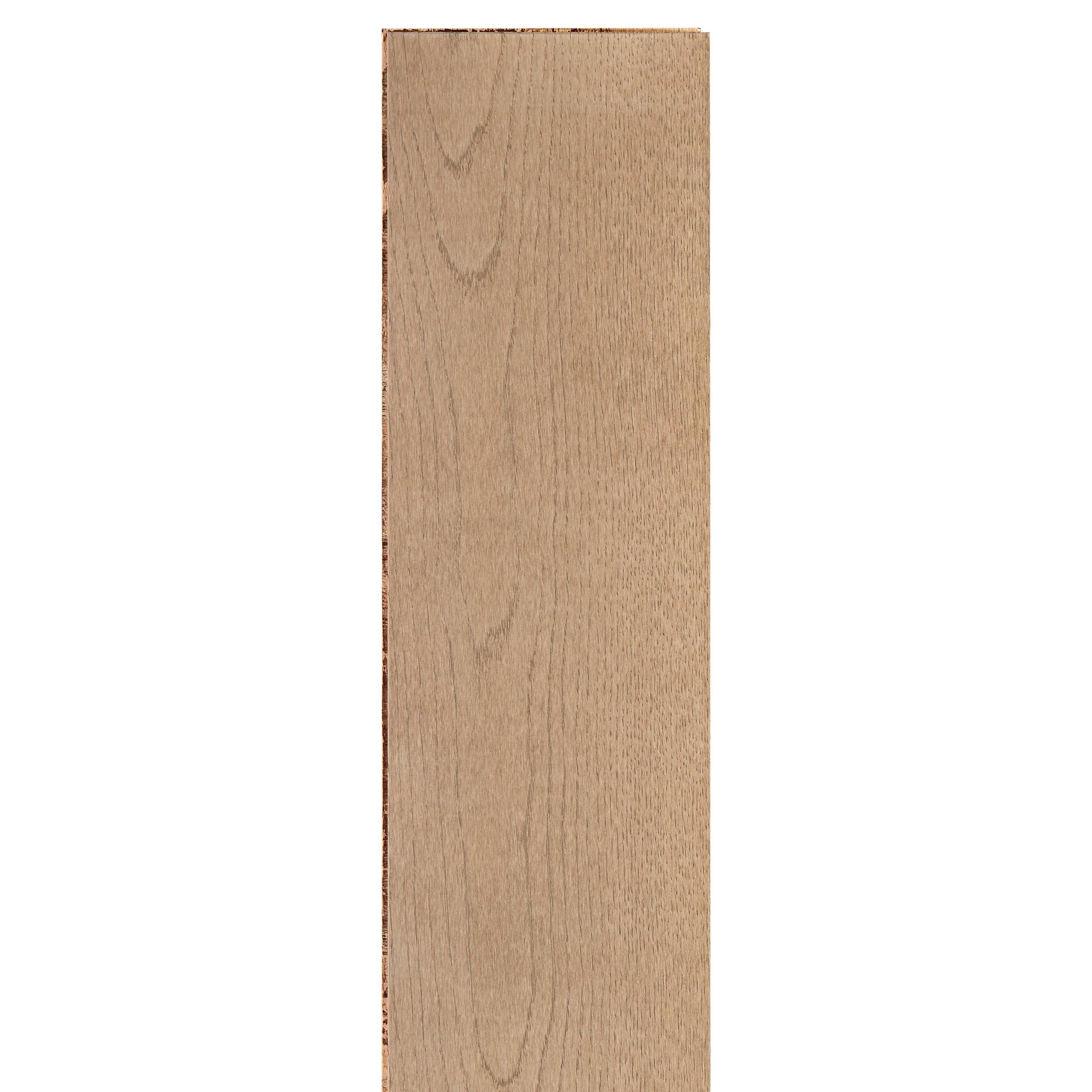 Bolinas White Oak Wire-Brushed Engineered Hardwood