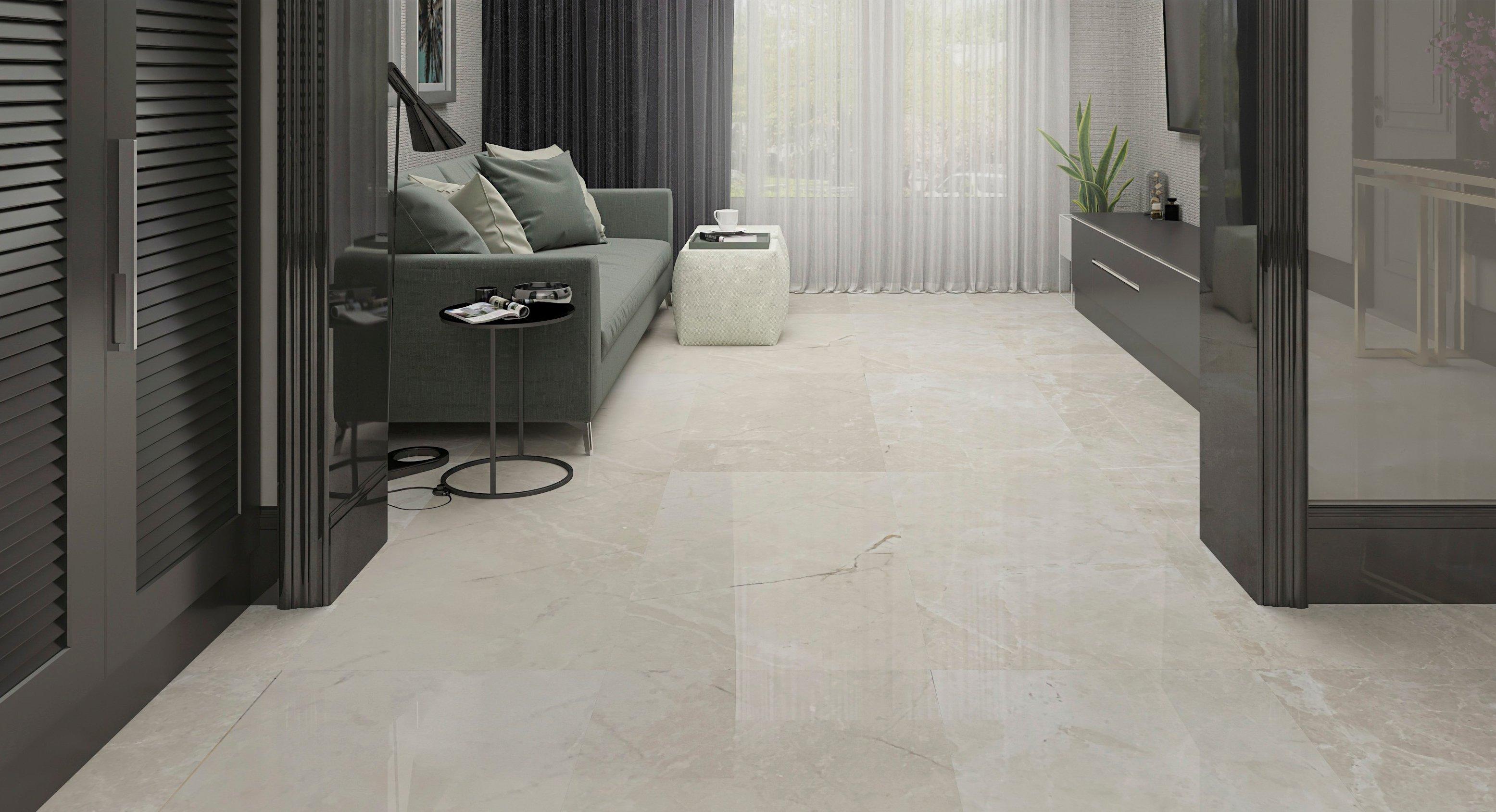 Crema Bella Polished Marble Tile