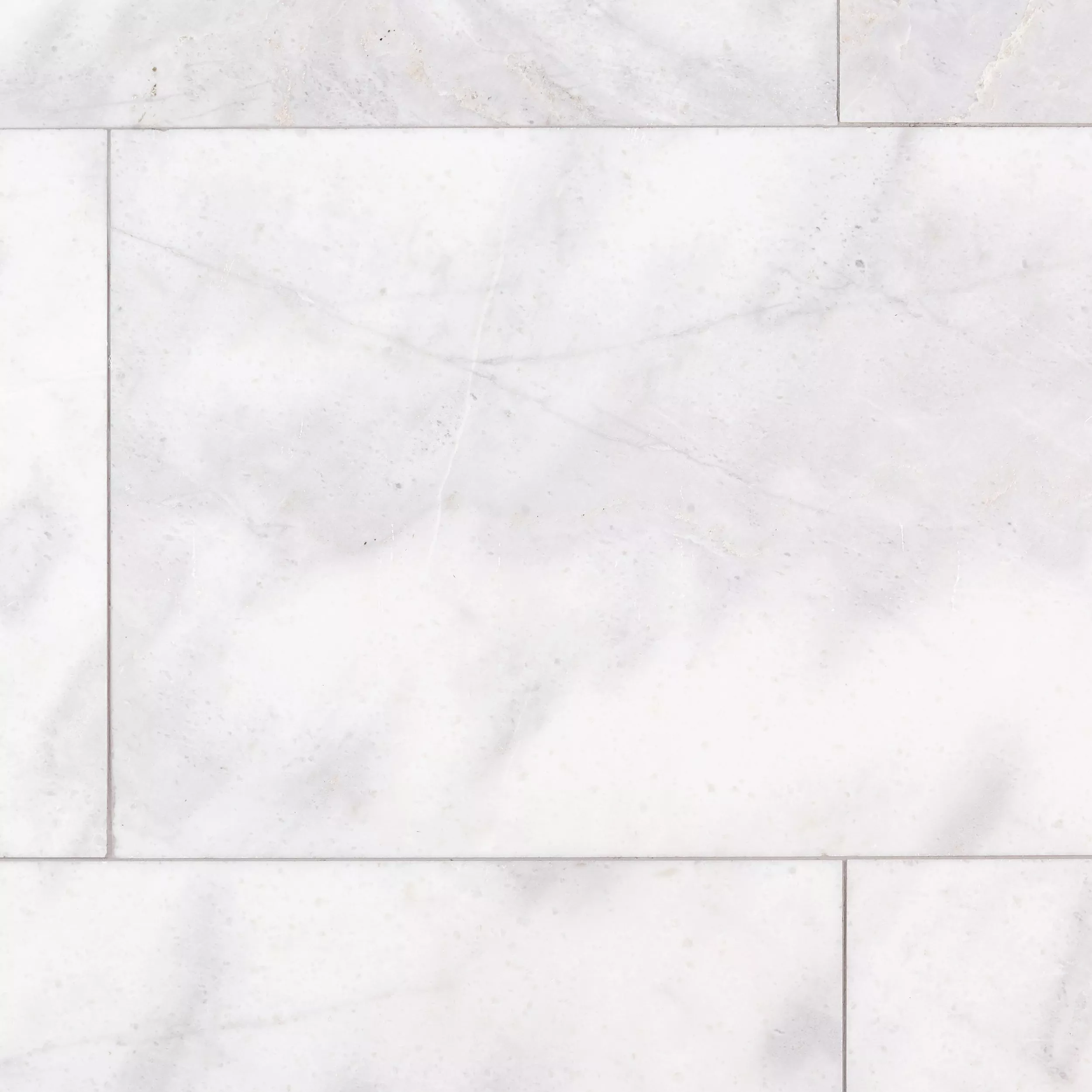 Provincial White Polished Marble Tile