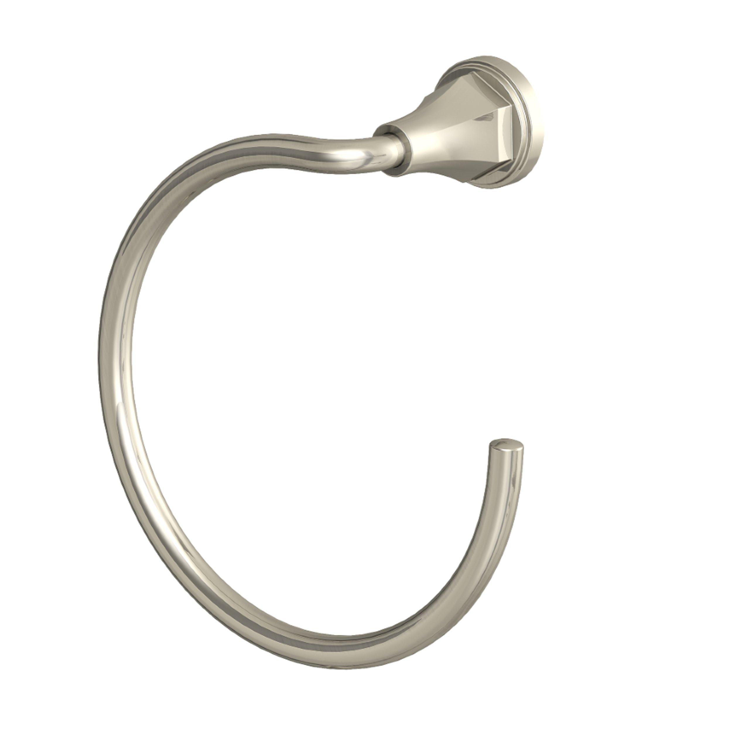 Varana Brushed Nickel Towel Ring