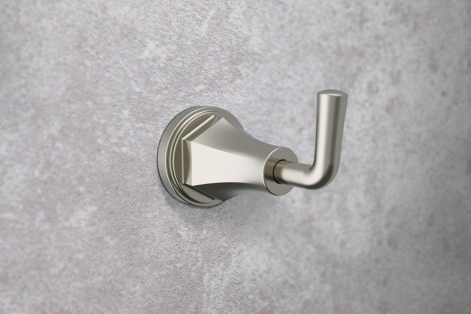 Varana Brushed Nickel Robe Hook