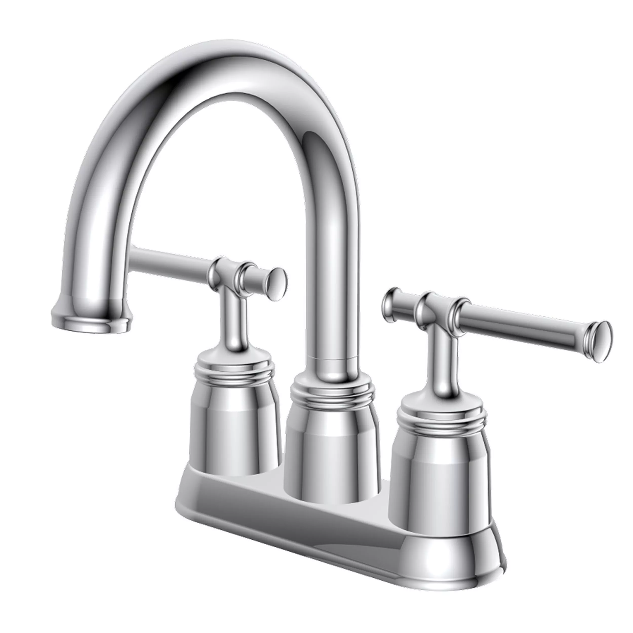 Calder 4 in. Center Set Chrome Faucet