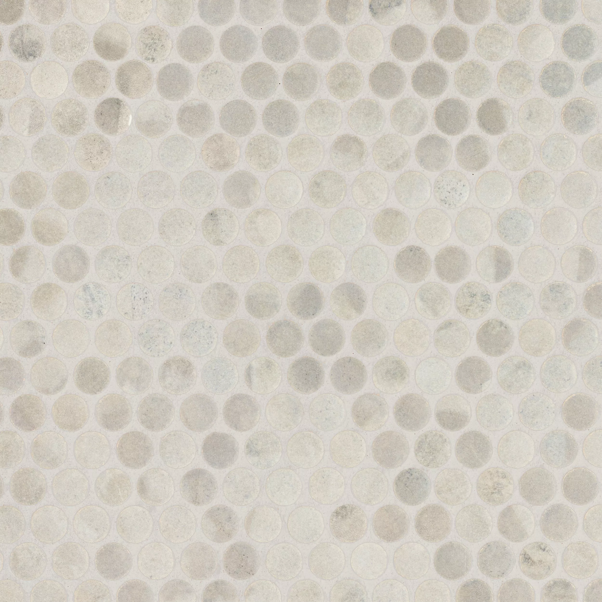 Industria Matte Ceramic Penny Mosaic