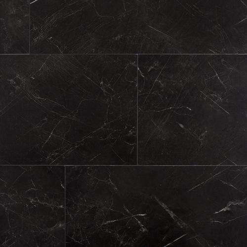 Black Marble Luxury Vinyl Tile Cork Back 16 X 32 In 100844141 Floor And Decor