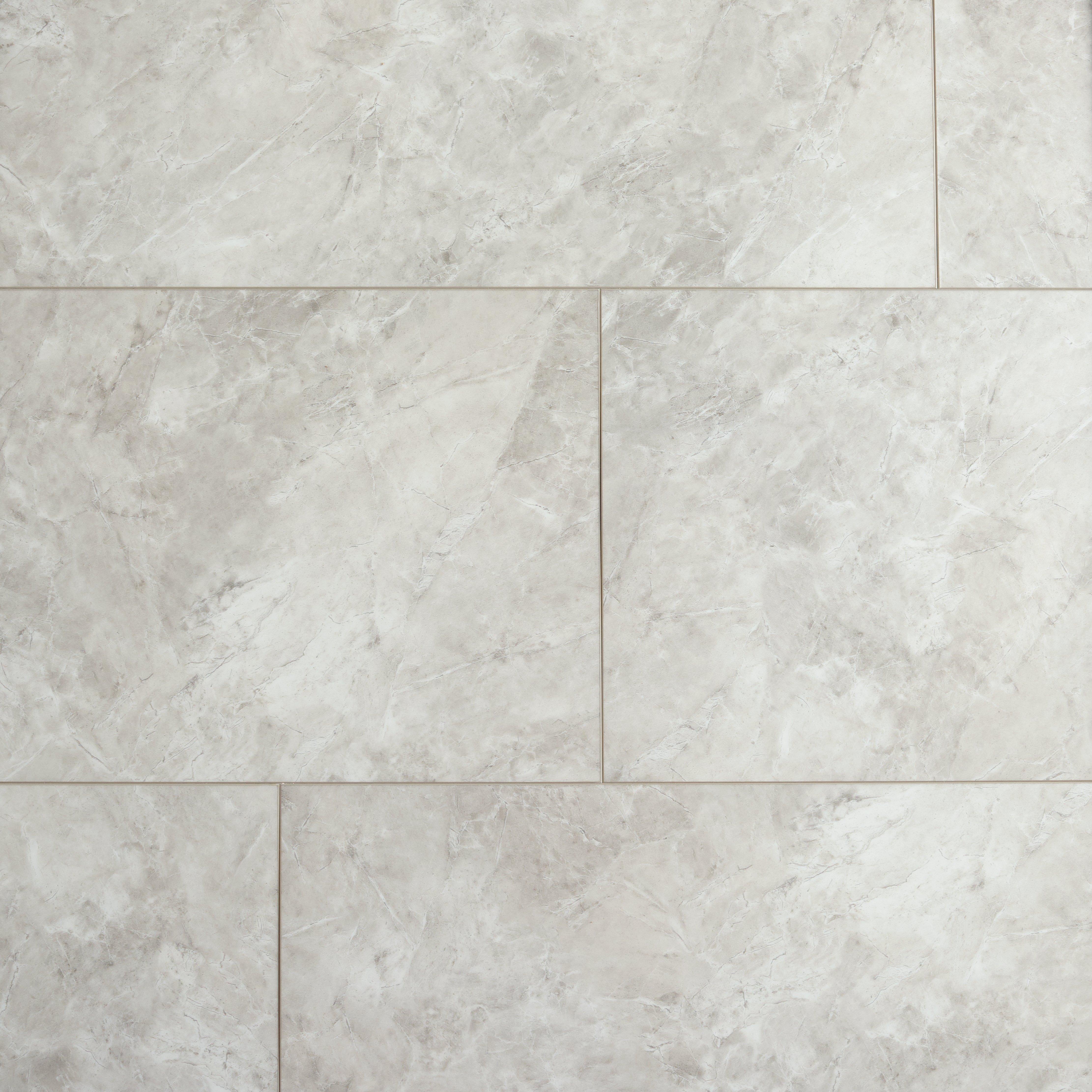 light grey marble tiles