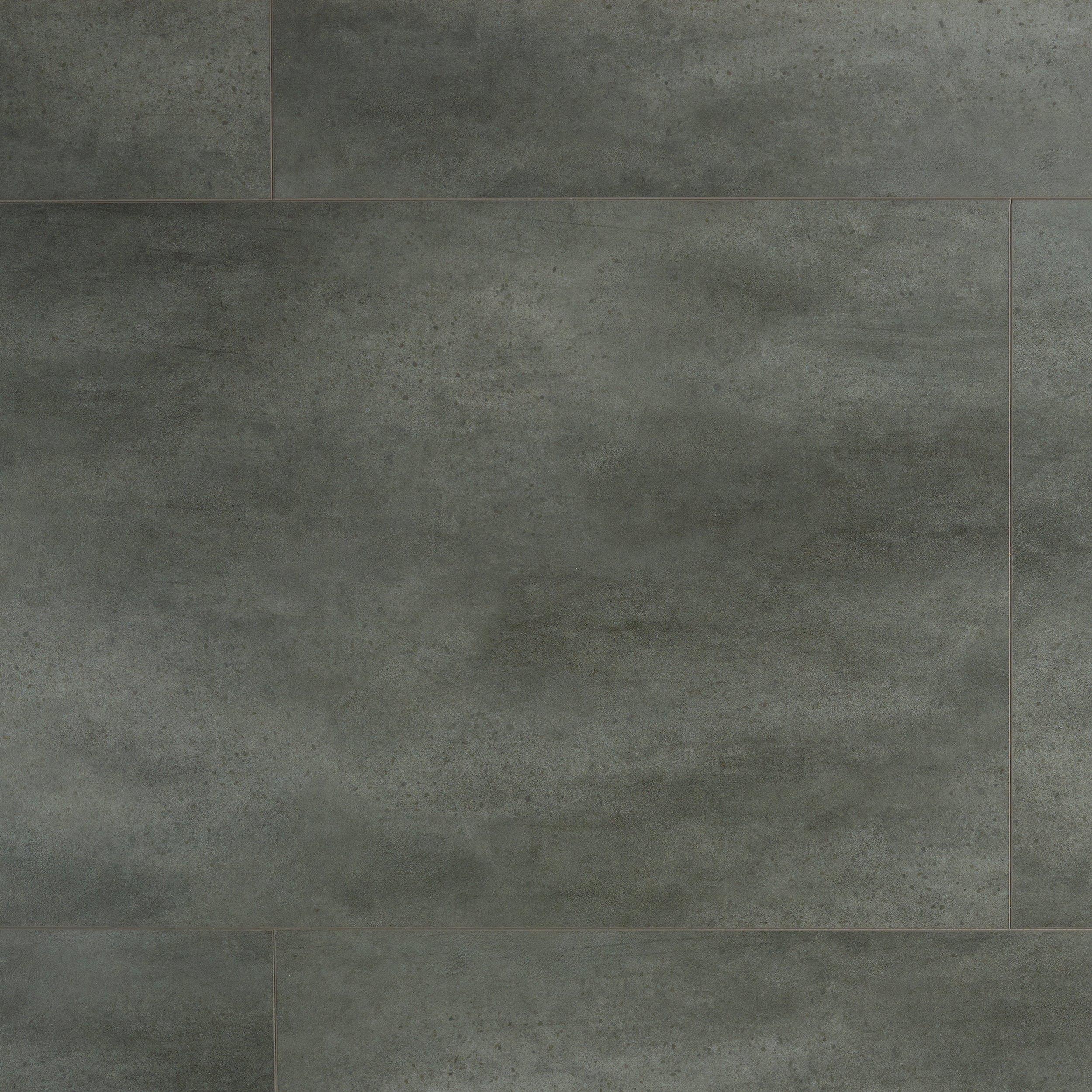 Black Marble Luxury Vinyl Tile - Cork Back