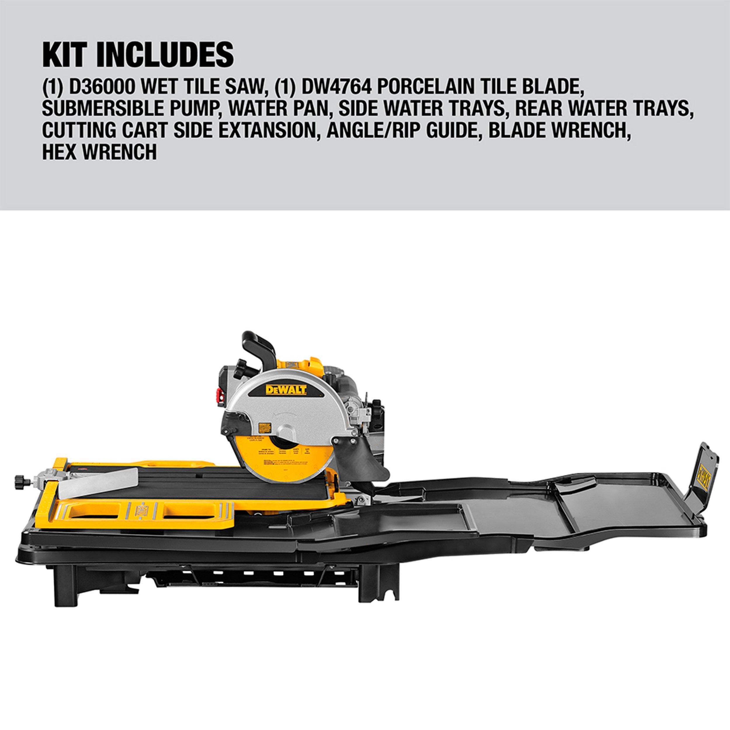 Dewalt 10in High Capacity Wet Tile Saw