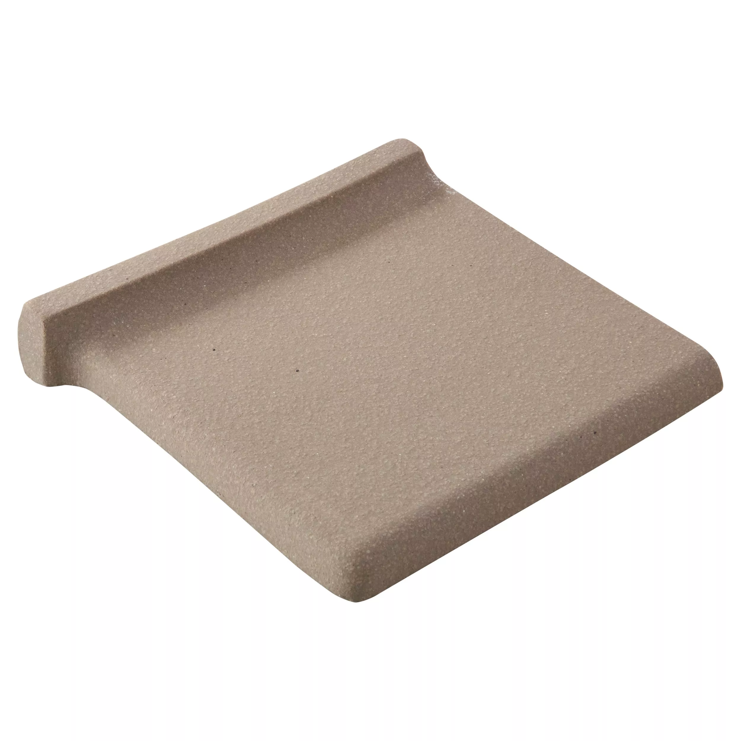 Montebello Gray Left Corner Quarry Tile