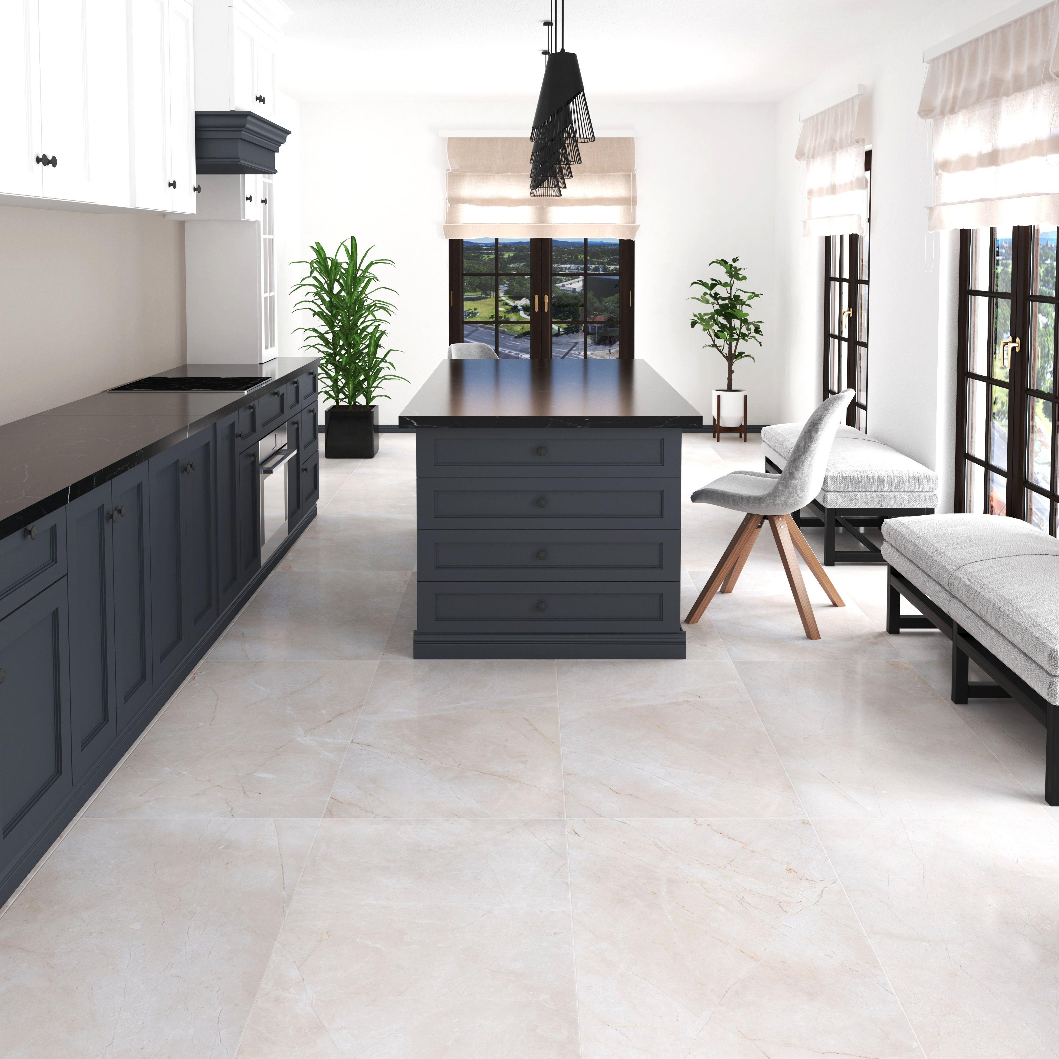 Sophia Marfil Polished Marble Tile
