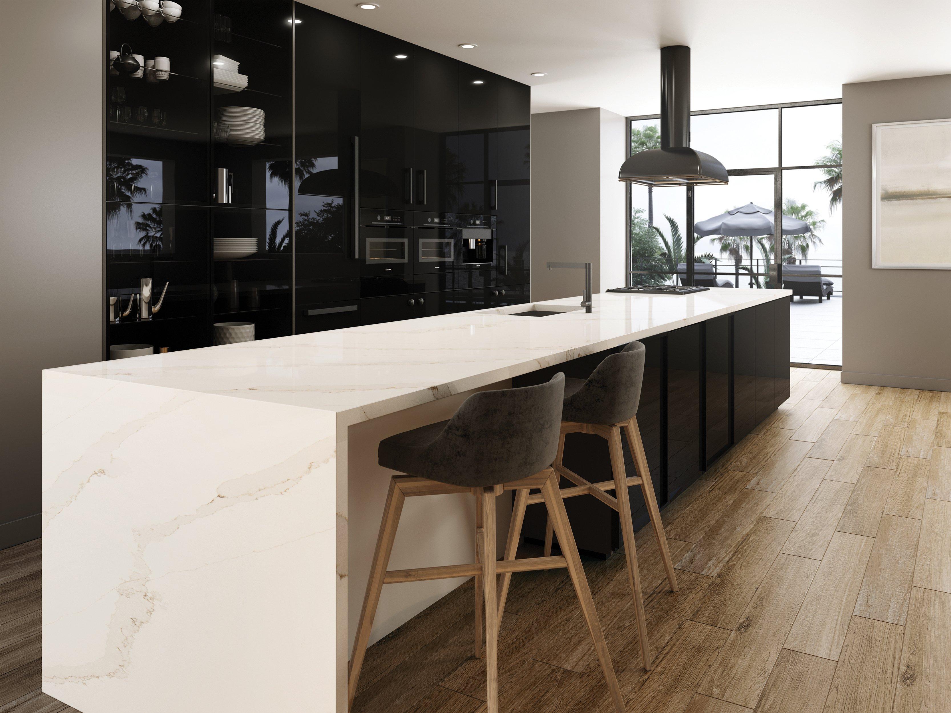 Sample - Patriotic Quartz Custom Countertop