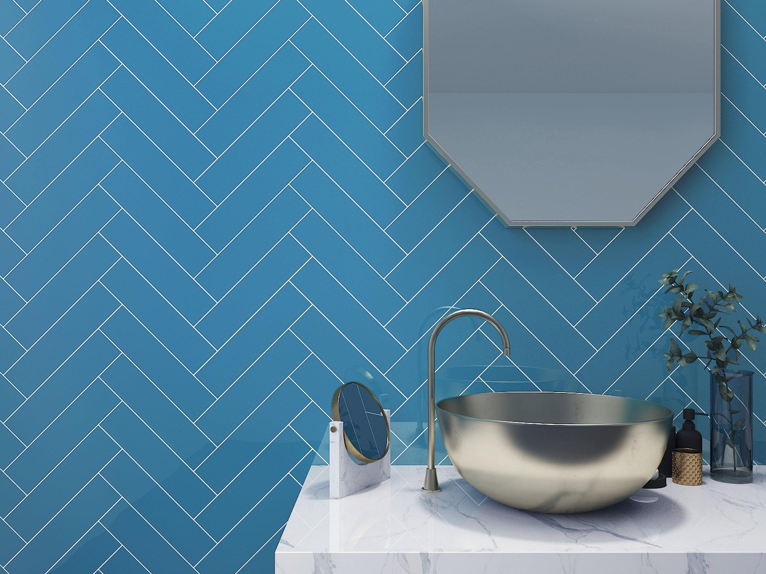 Sky Polished Ceramic Wall Tile