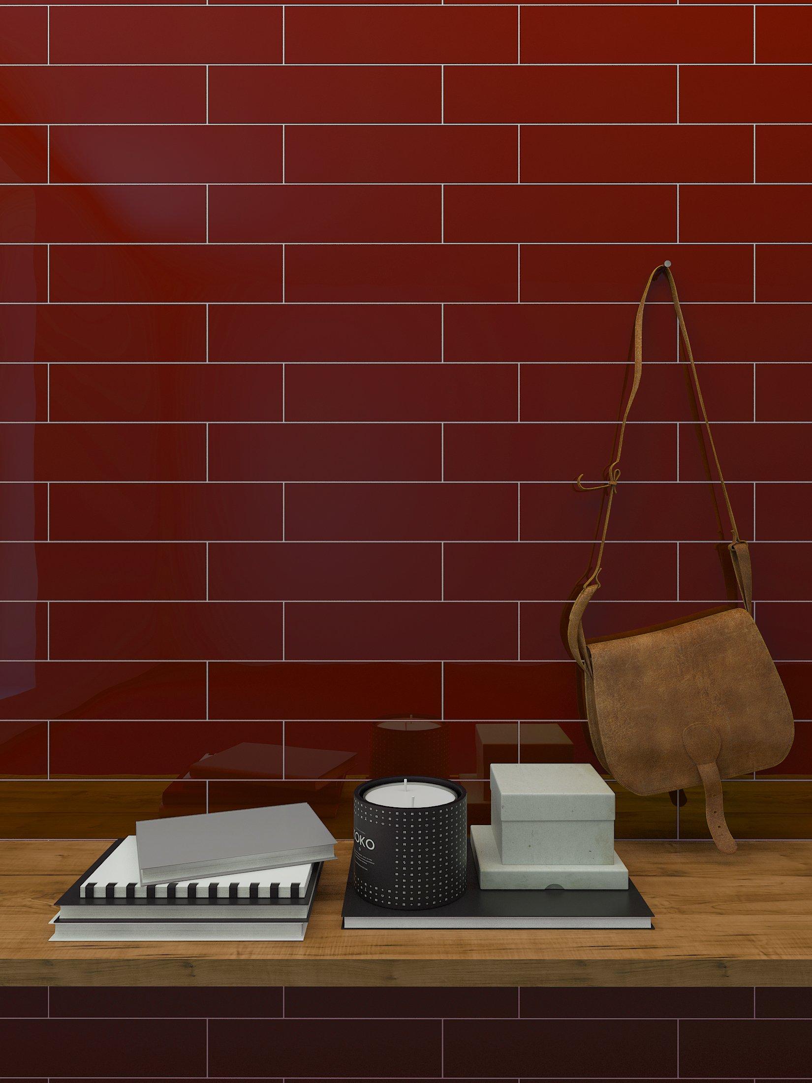 Paprika III Polished Ceramic Wall Tile