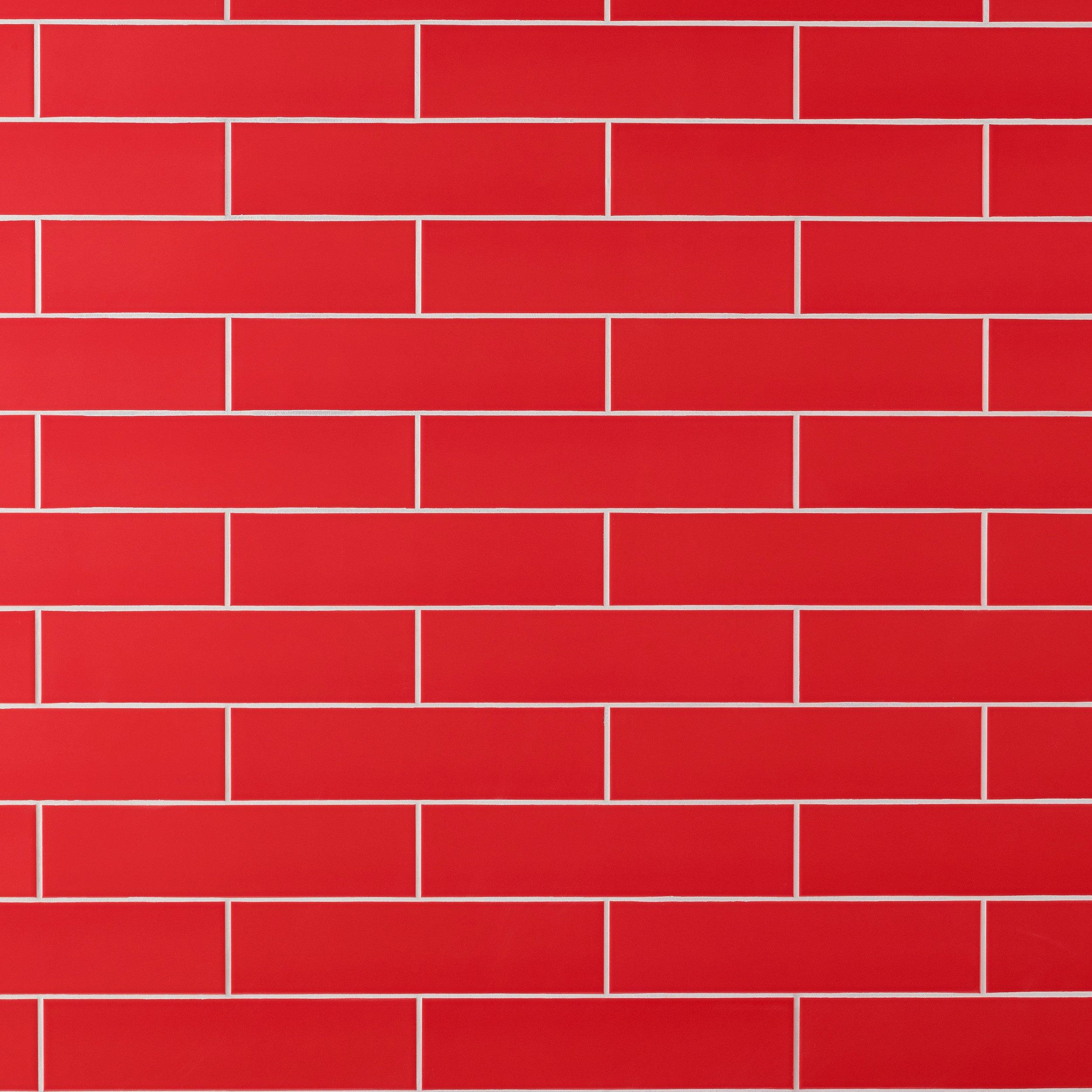 red for tile fllor