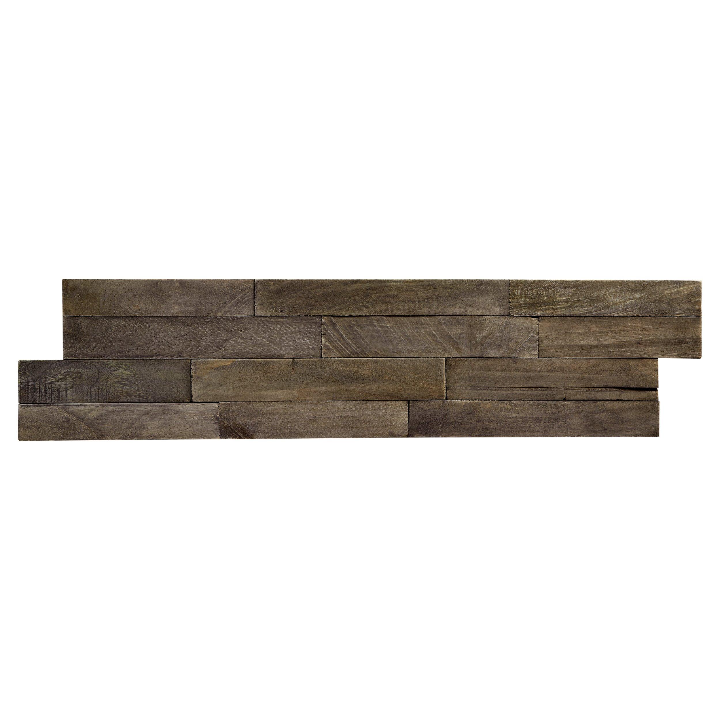 Tropical Mix Peel and Stick Reclaimed Wood Wall Panel 6 x 24