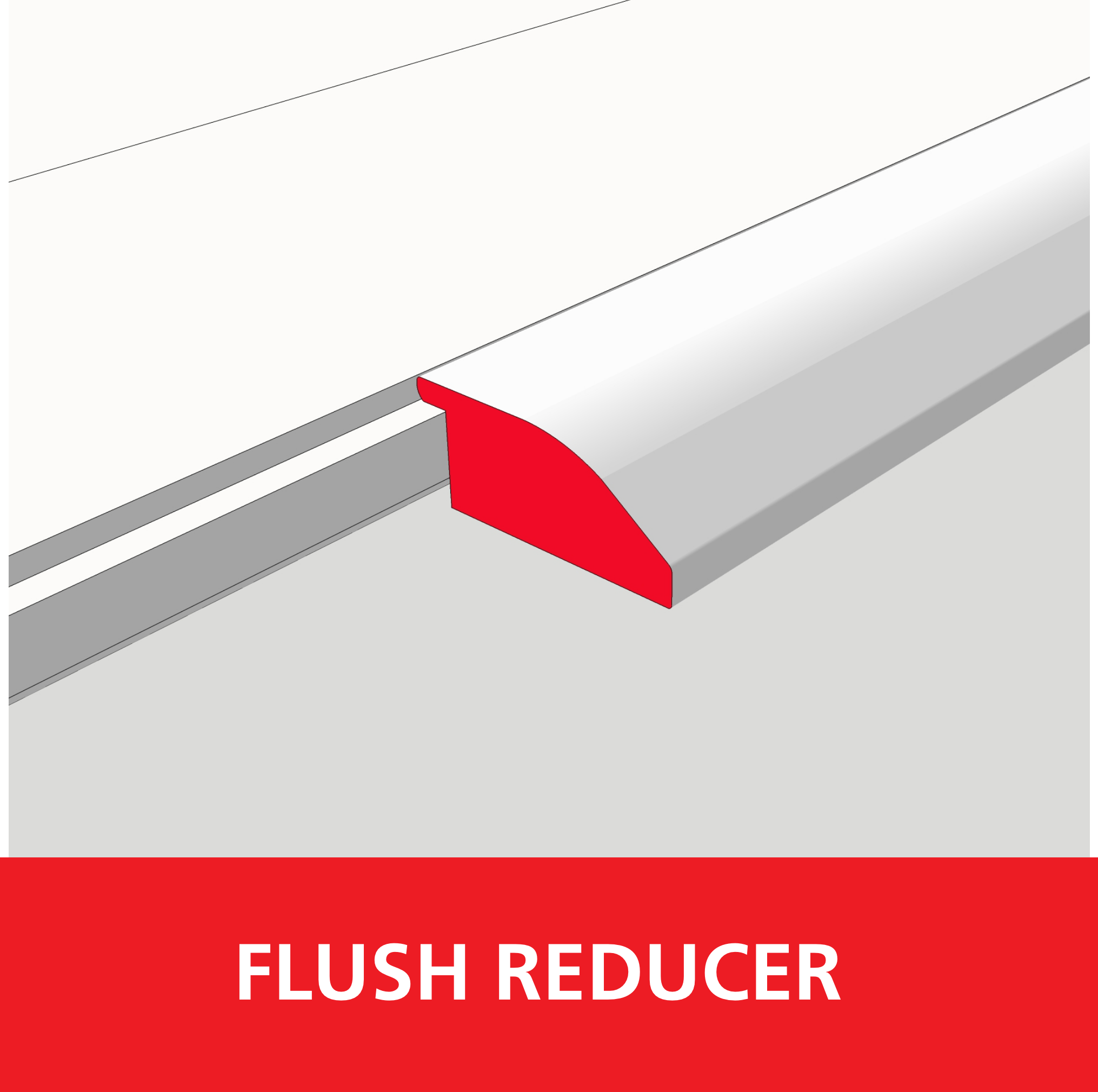 Color 37926P 1/4in. Solid Hardwood Flush Reducer