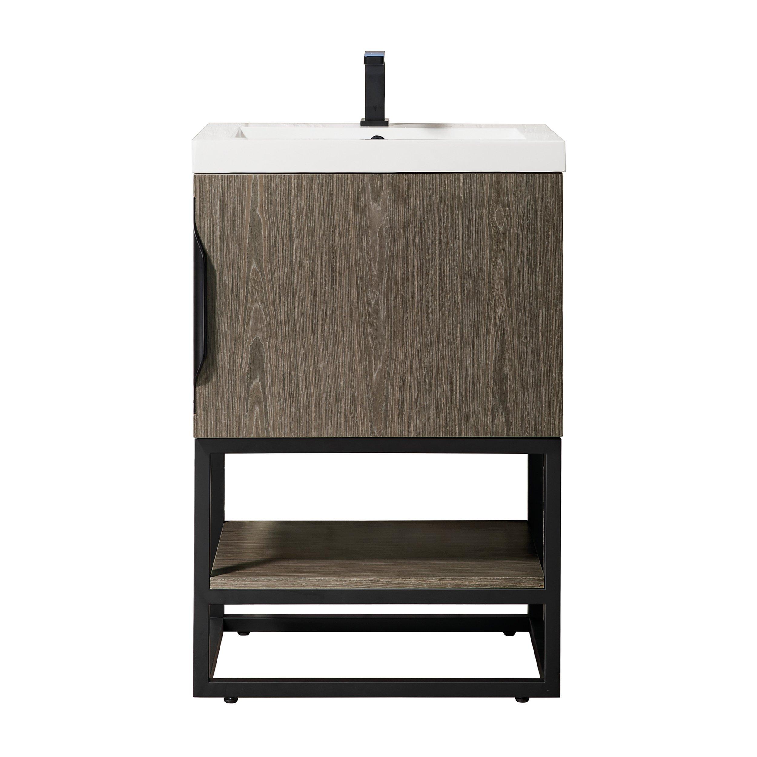 Columbia Vanity with Black Hardware