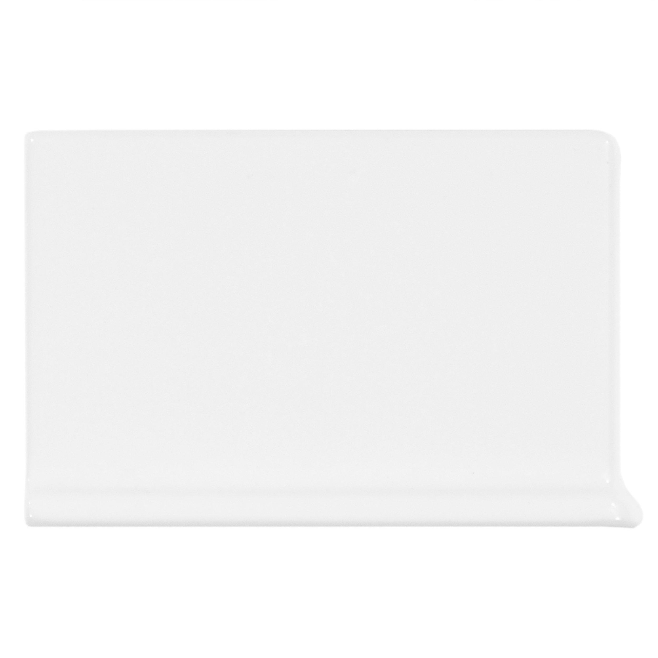 Bright White Ice Left Corner Wall Tile
