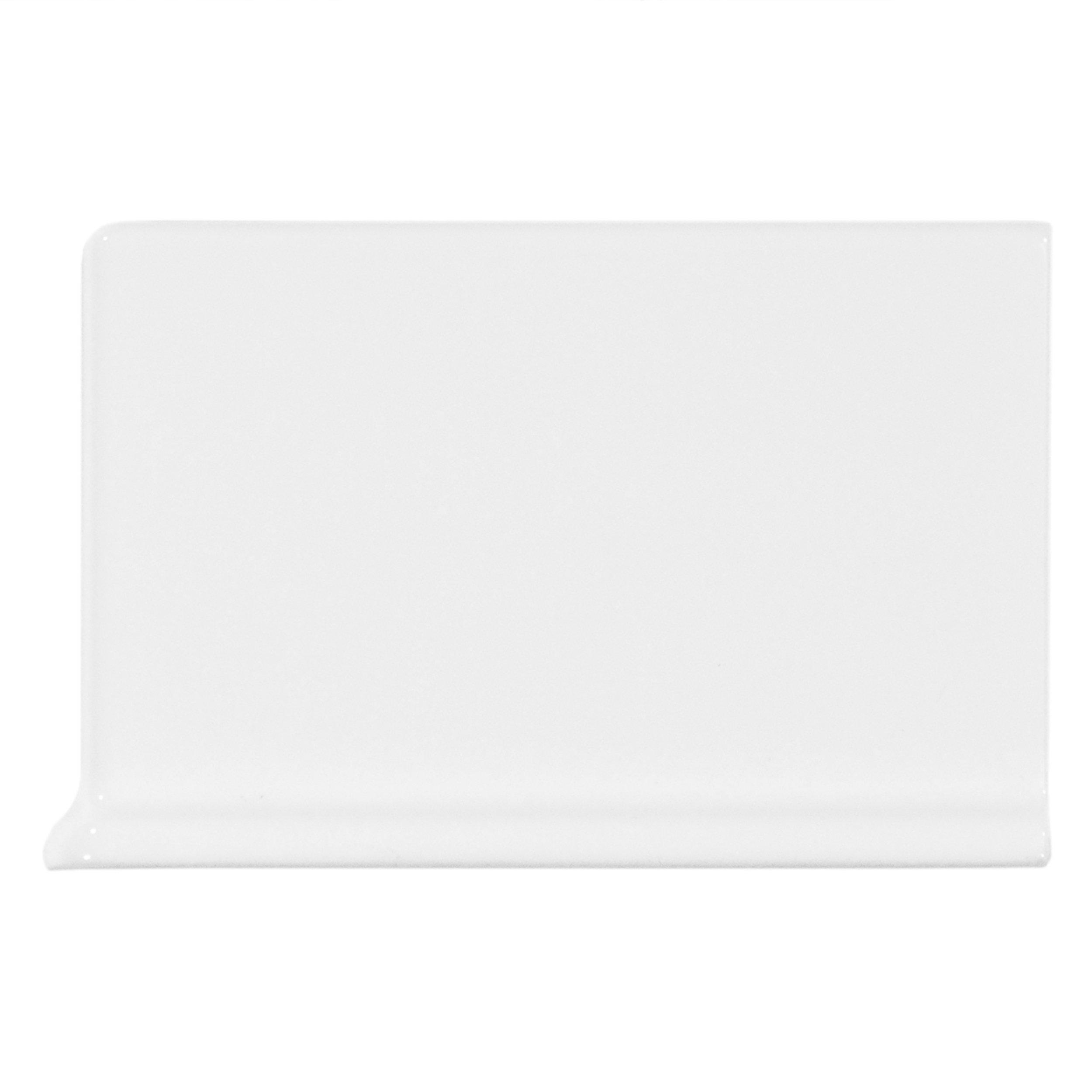 Bright White Right Corner Wall Tile
