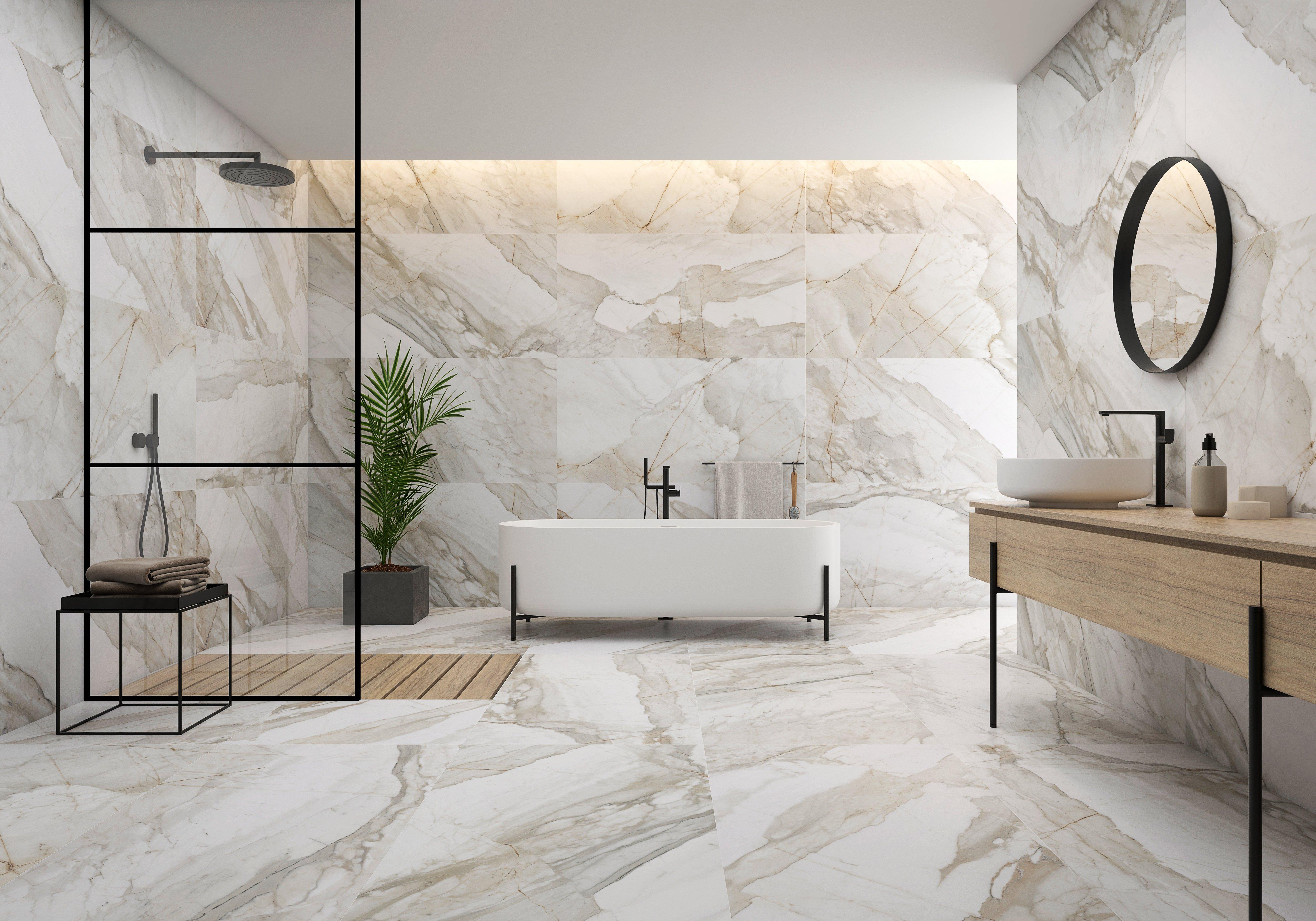 Lombardi Bianco Textured Porcelain Tile