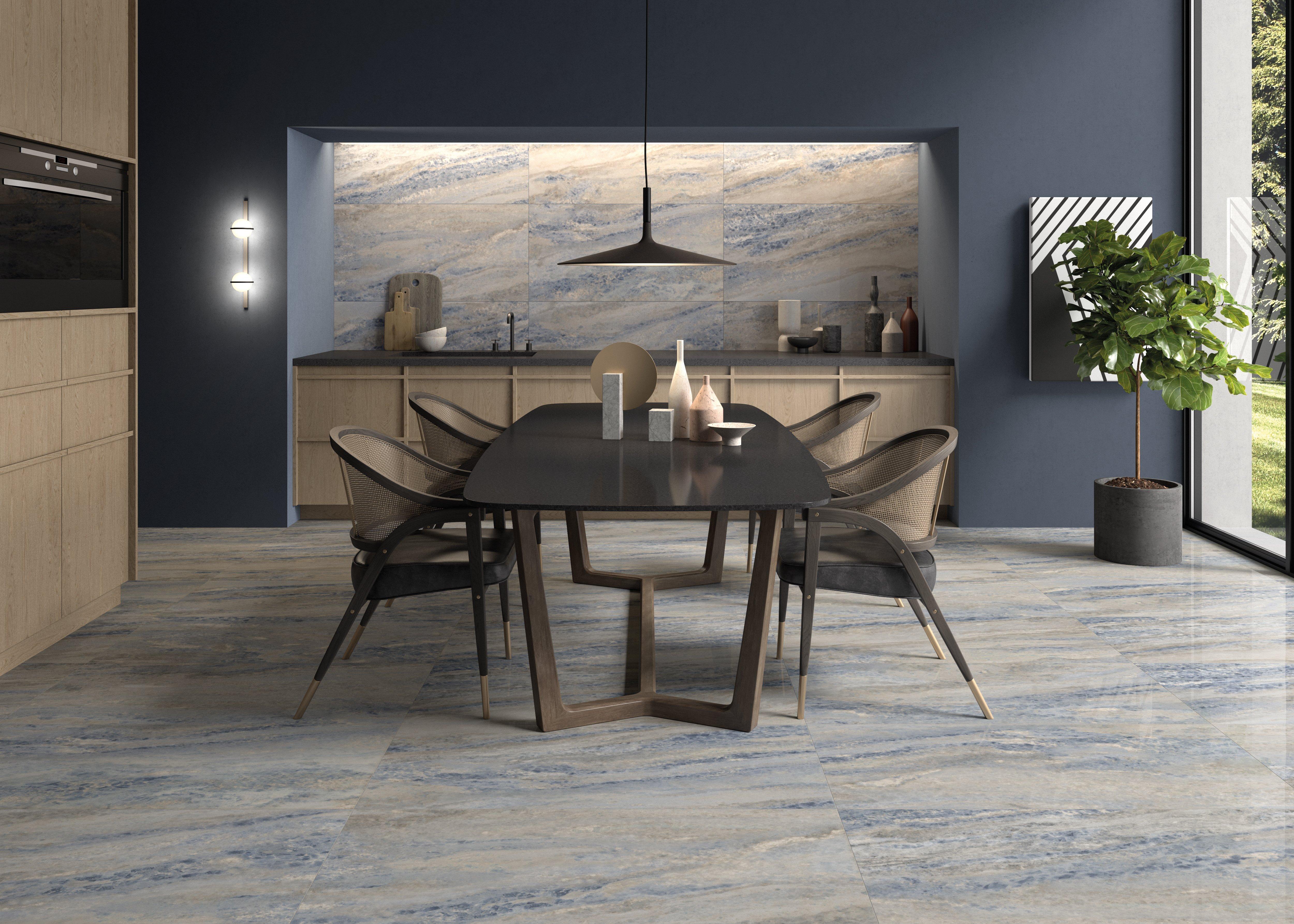 Melisani Azul Polished Porcelain Tile